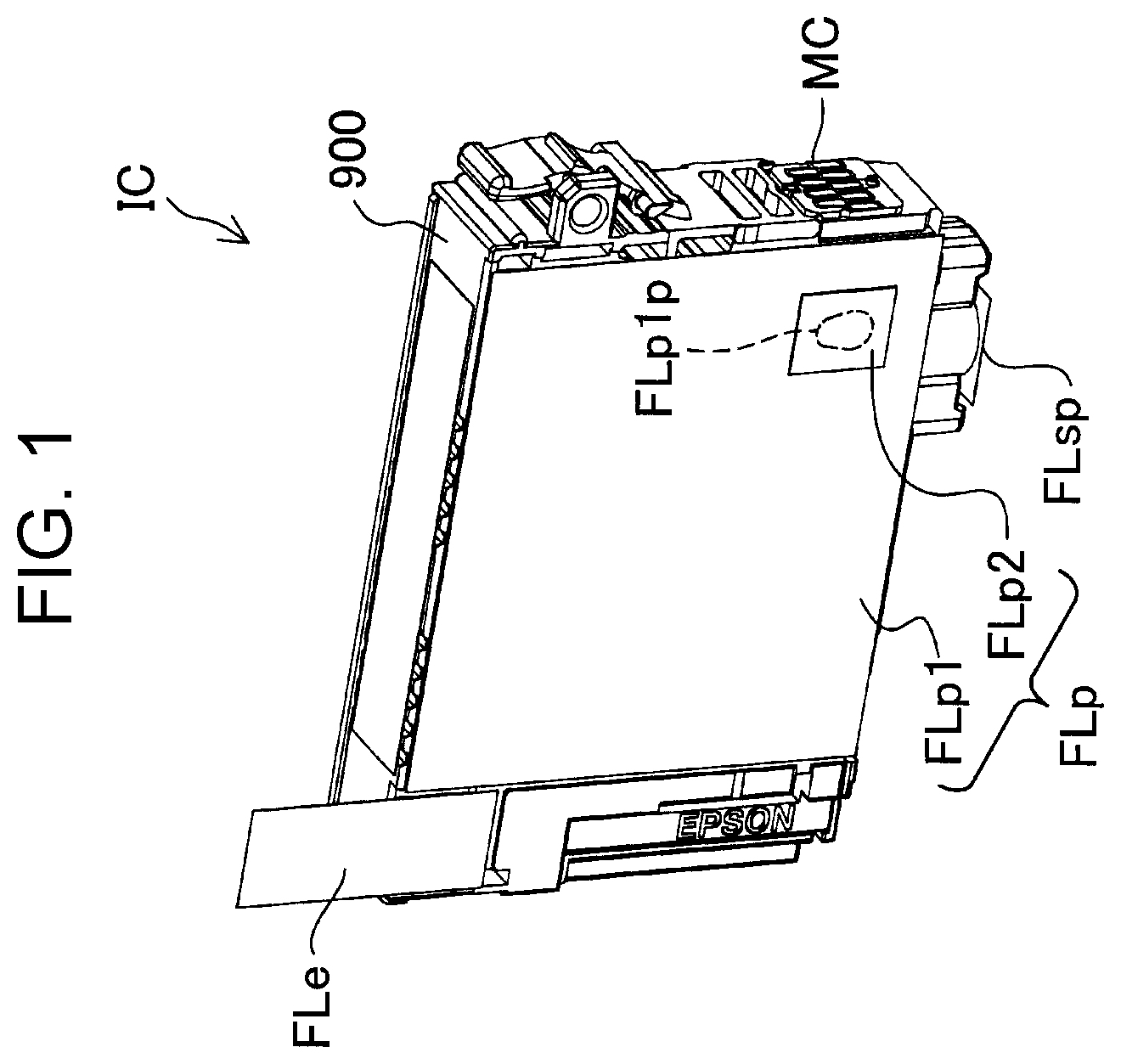 Patent US12496833 Figure 1 – Liquid storage container and method of recycling liquid storage container
