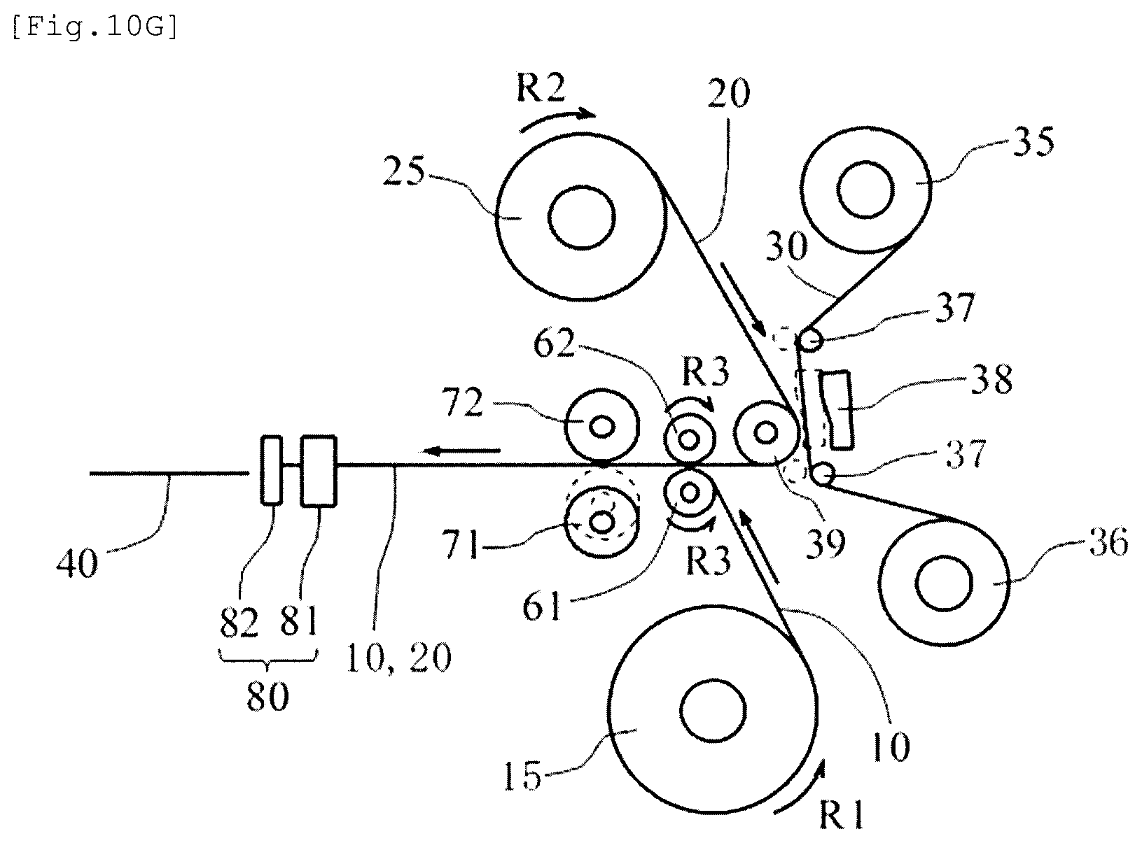 Patent US12496835 Figure 10 – Printer, method for controlling printer, and method for manufacturing printed matter
