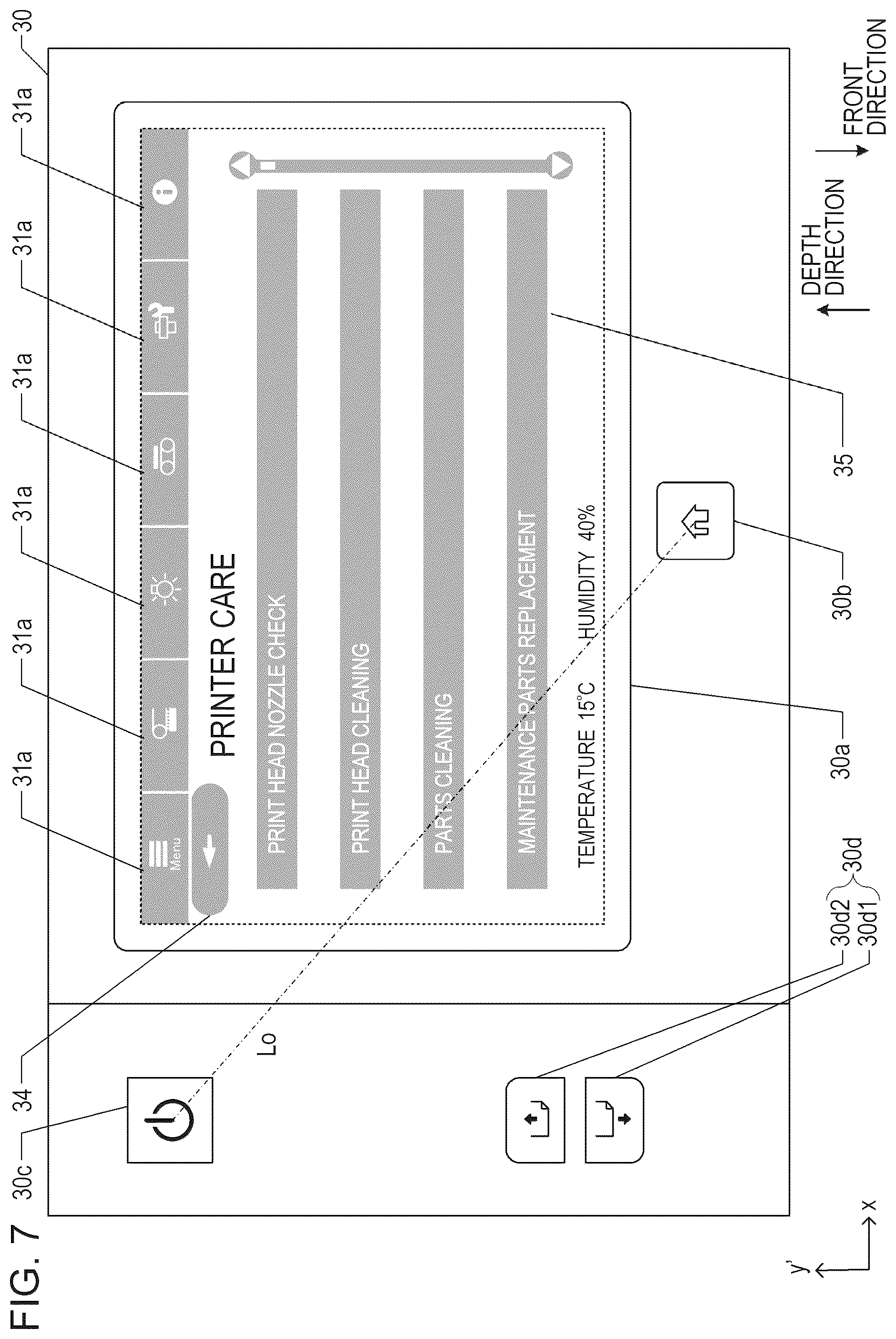 Patent US12496837 Figure 7 – Printing device