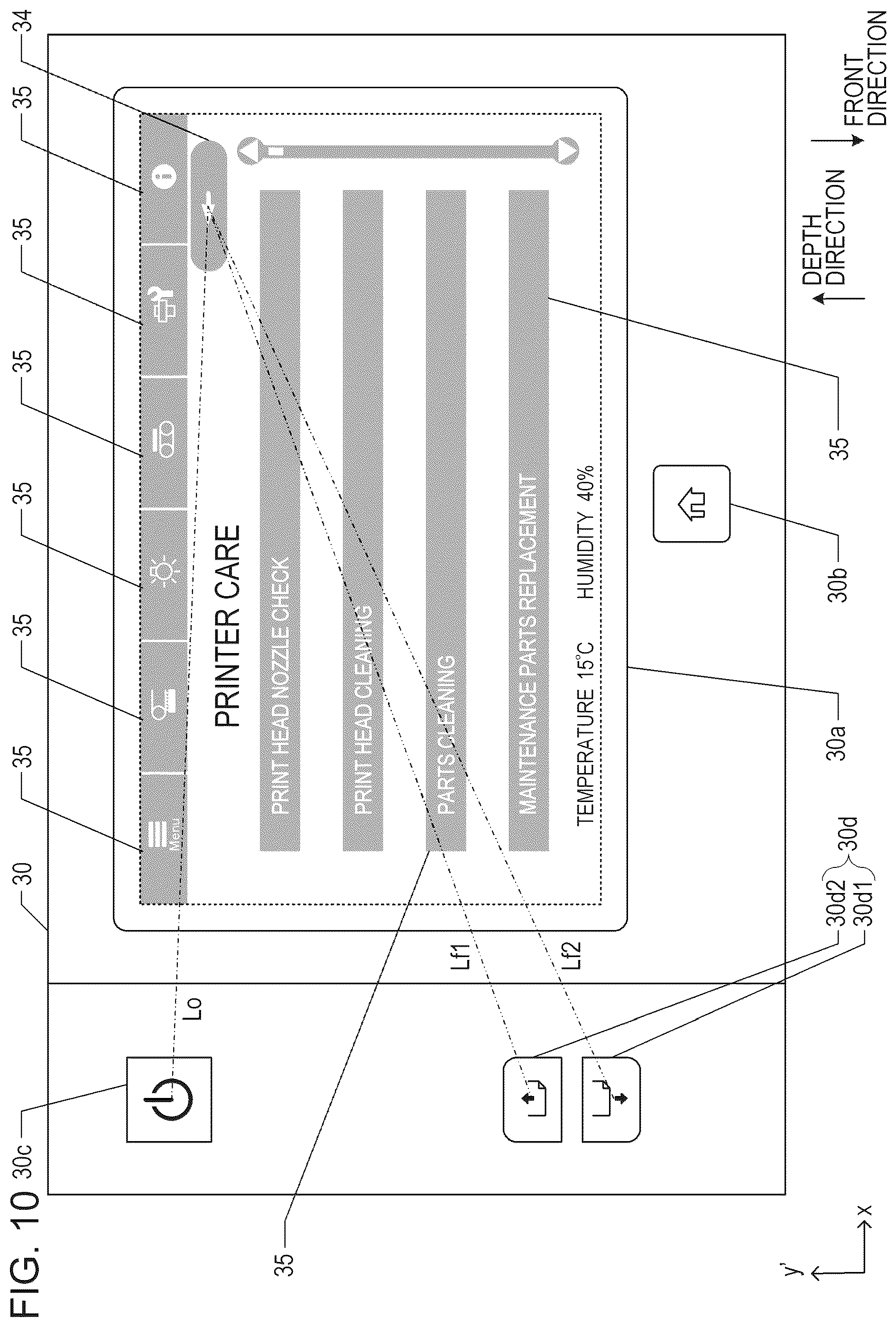 Patent US12496837 Figure 10 – Printing device