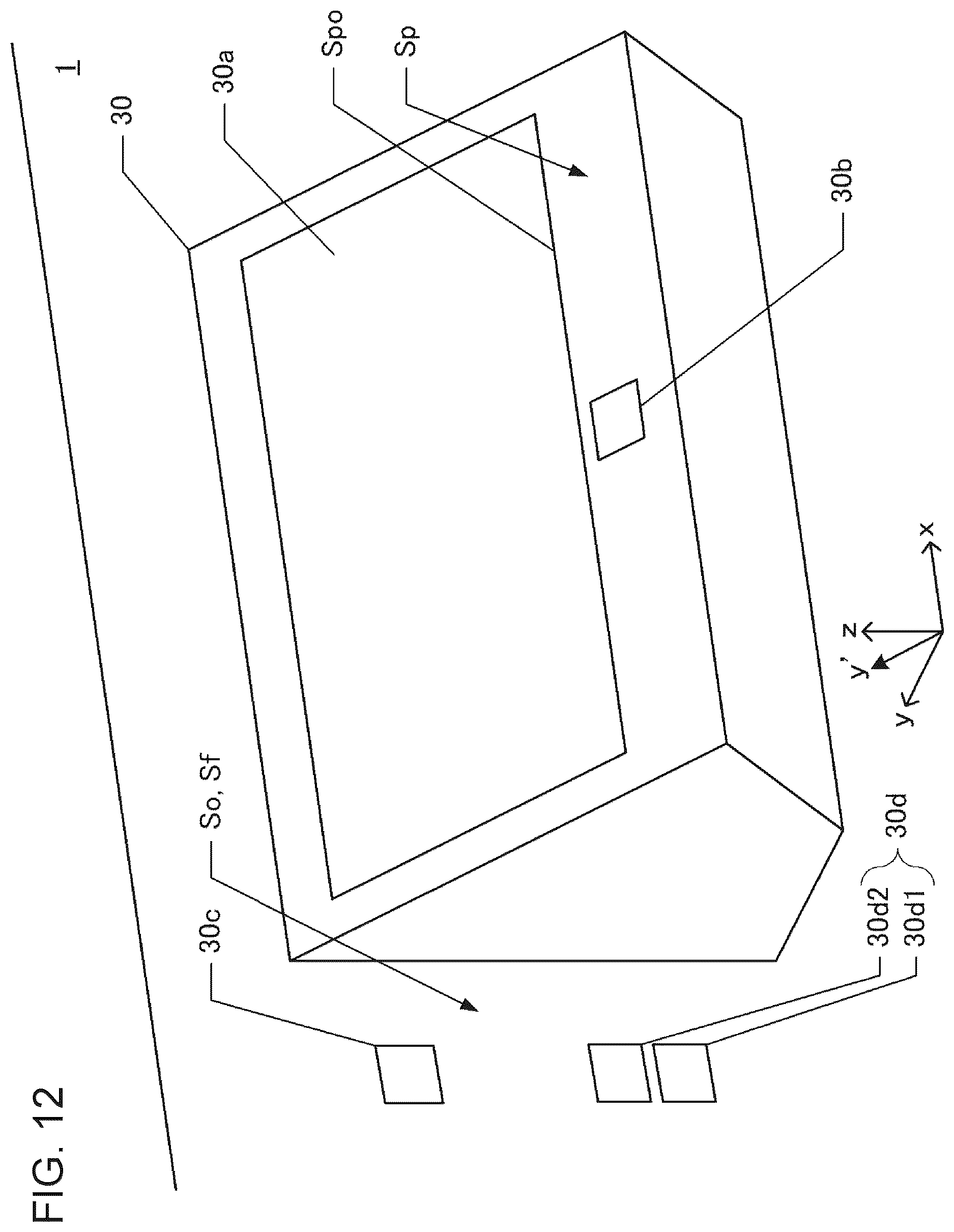 Patent US12496837 Figure 12 – Printing device