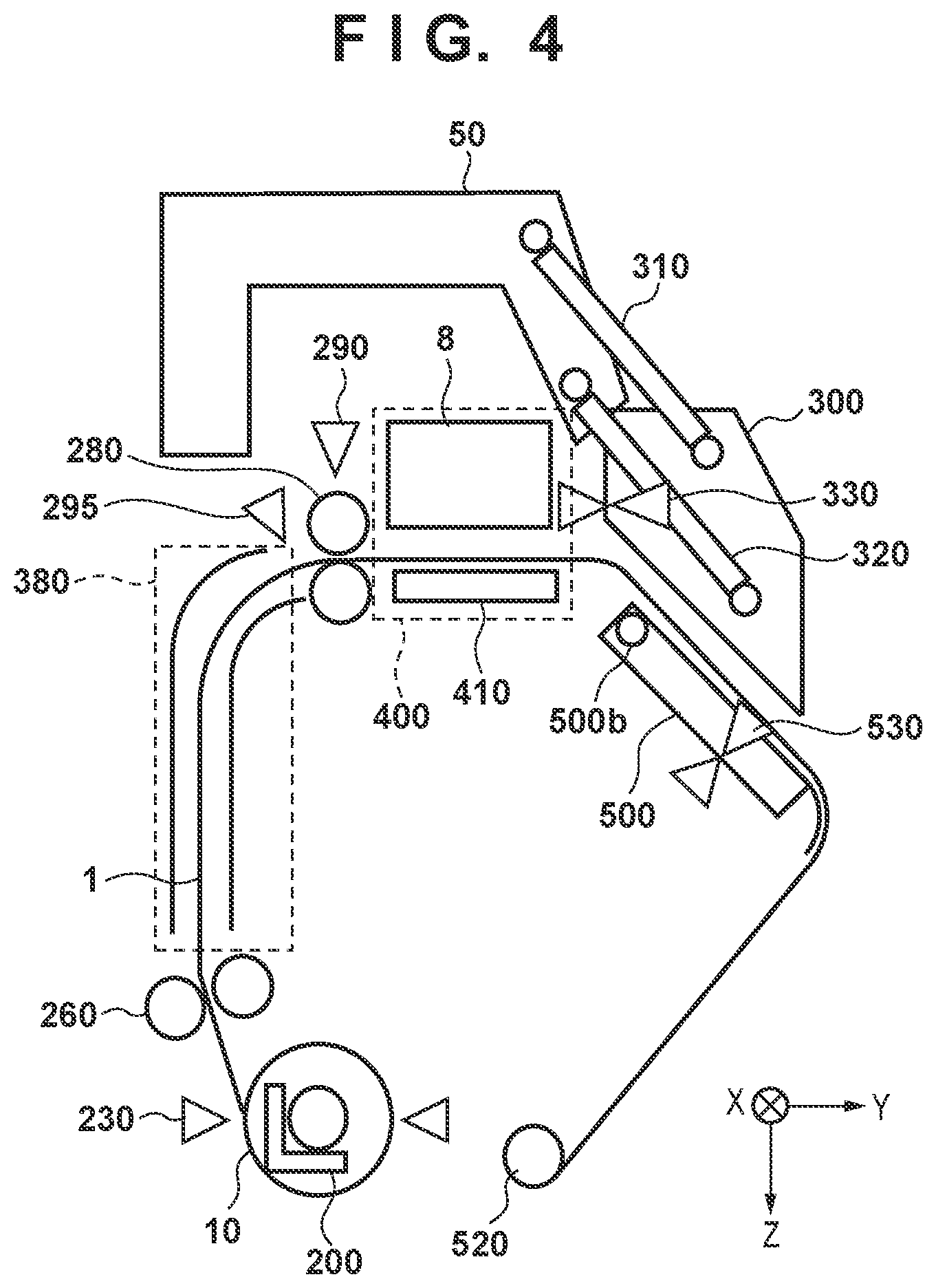Patent US12496838 Figure 4 – Printing apparatus