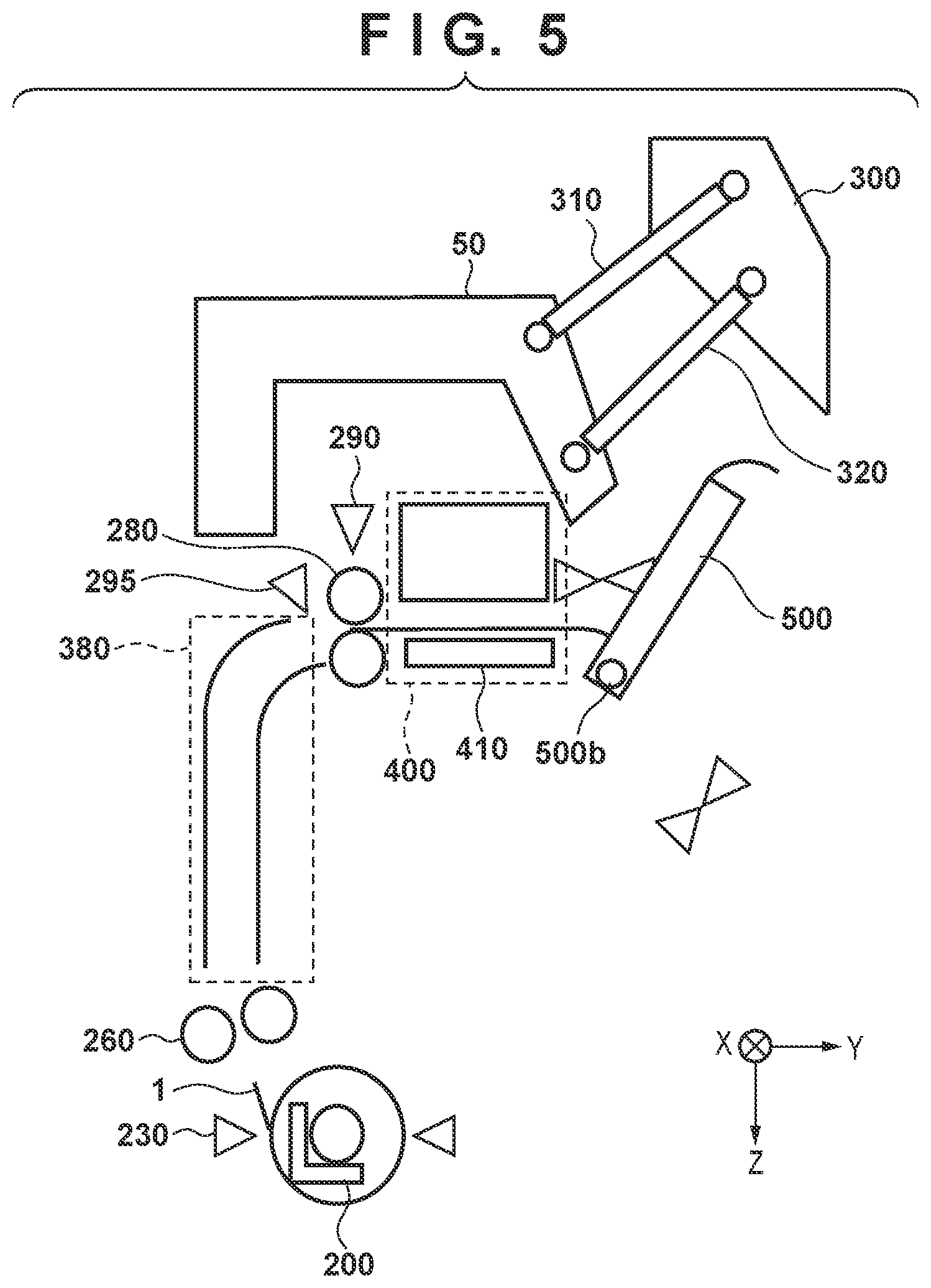 Patent US12496838 Figure 5 – Printing apparatus