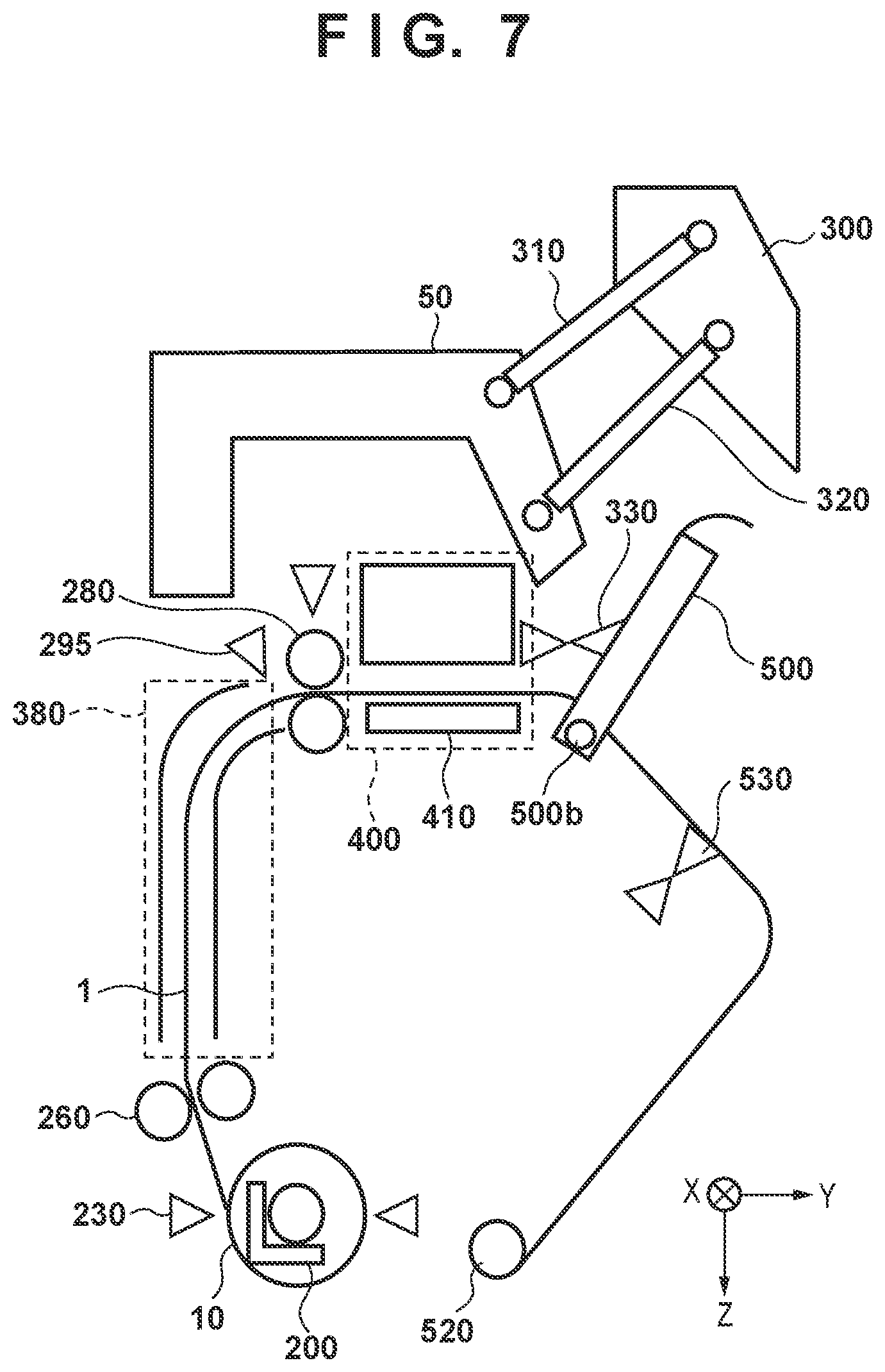 Patent US12496838 Figure 7 – Printing apparatus