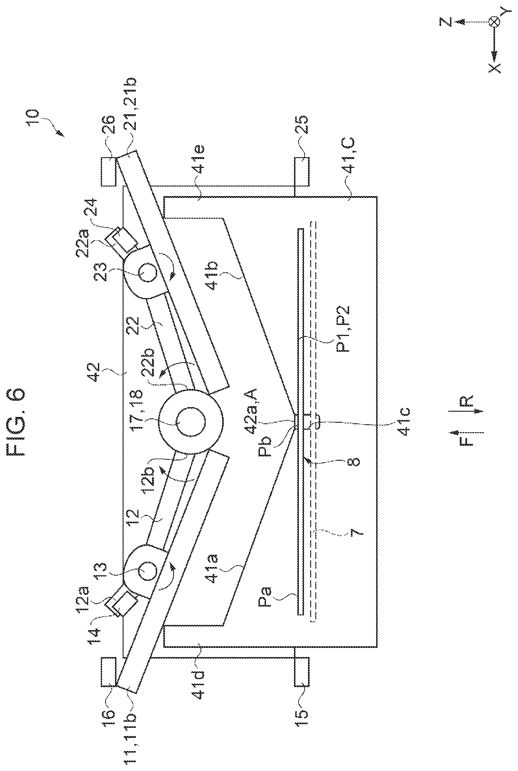 Patent US12496839 Figure 6 – Rolled paper printing apparatus