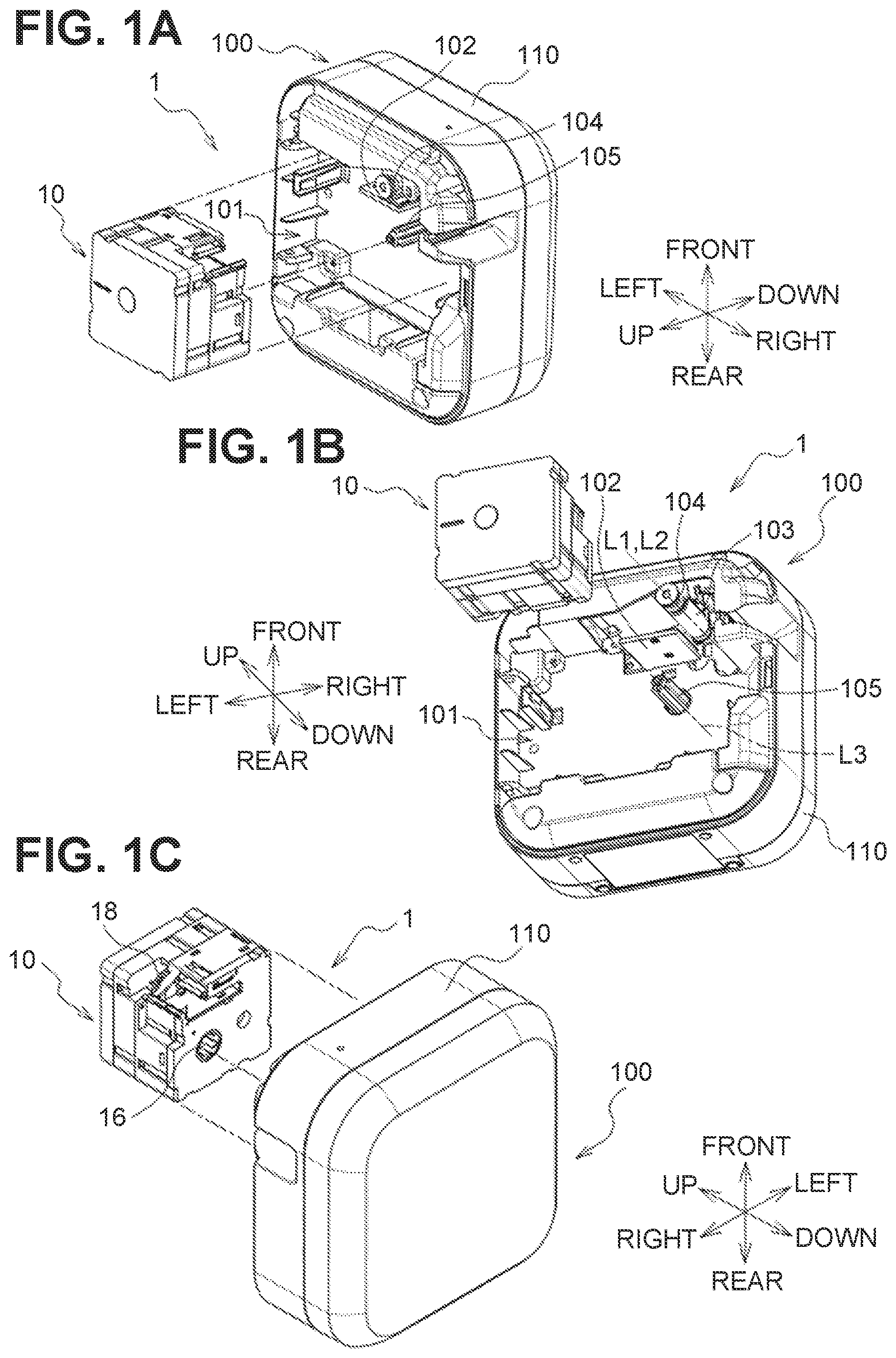 Patent US12496843 Figure 1 – Print cassette