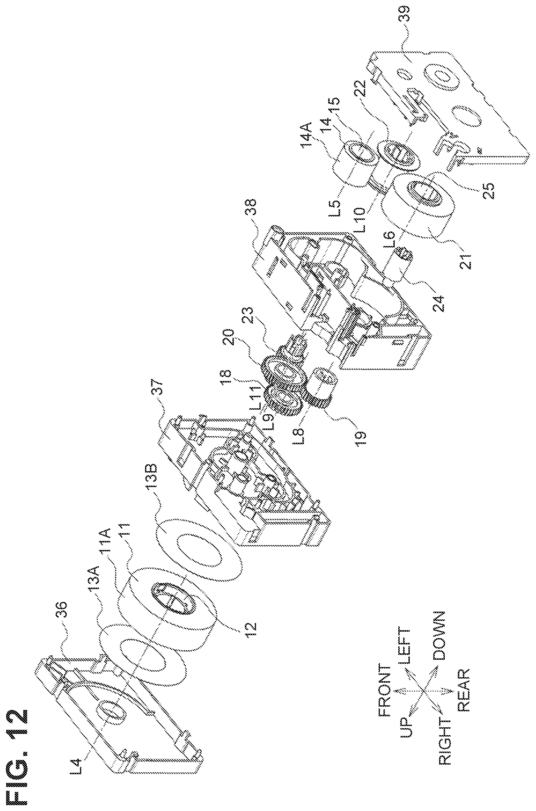 Patent US12496843 Figure 12 – Print cassette