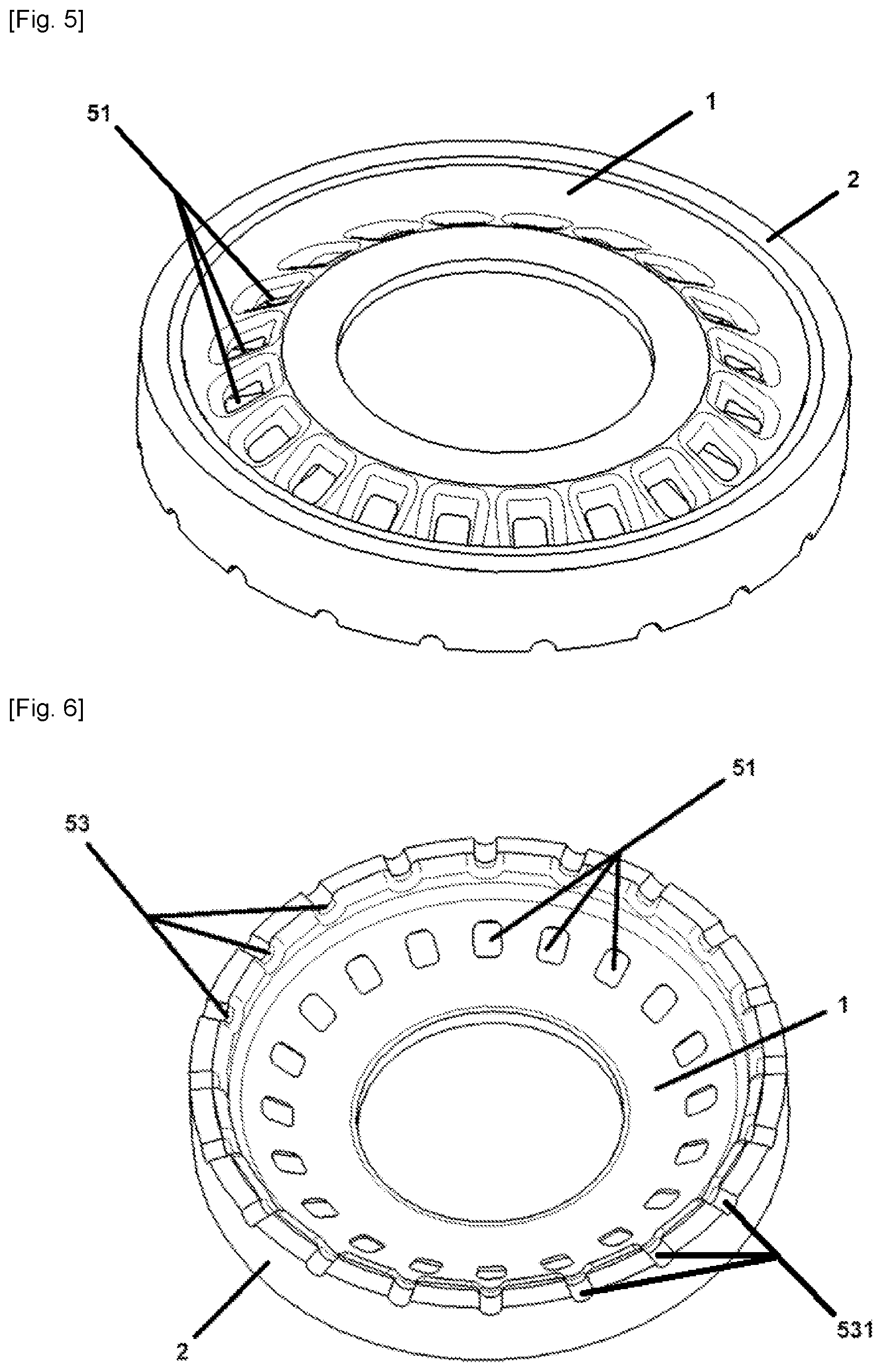 Patent US12496849 Figure 3 – Tire support rim for track roller associated with a flange
