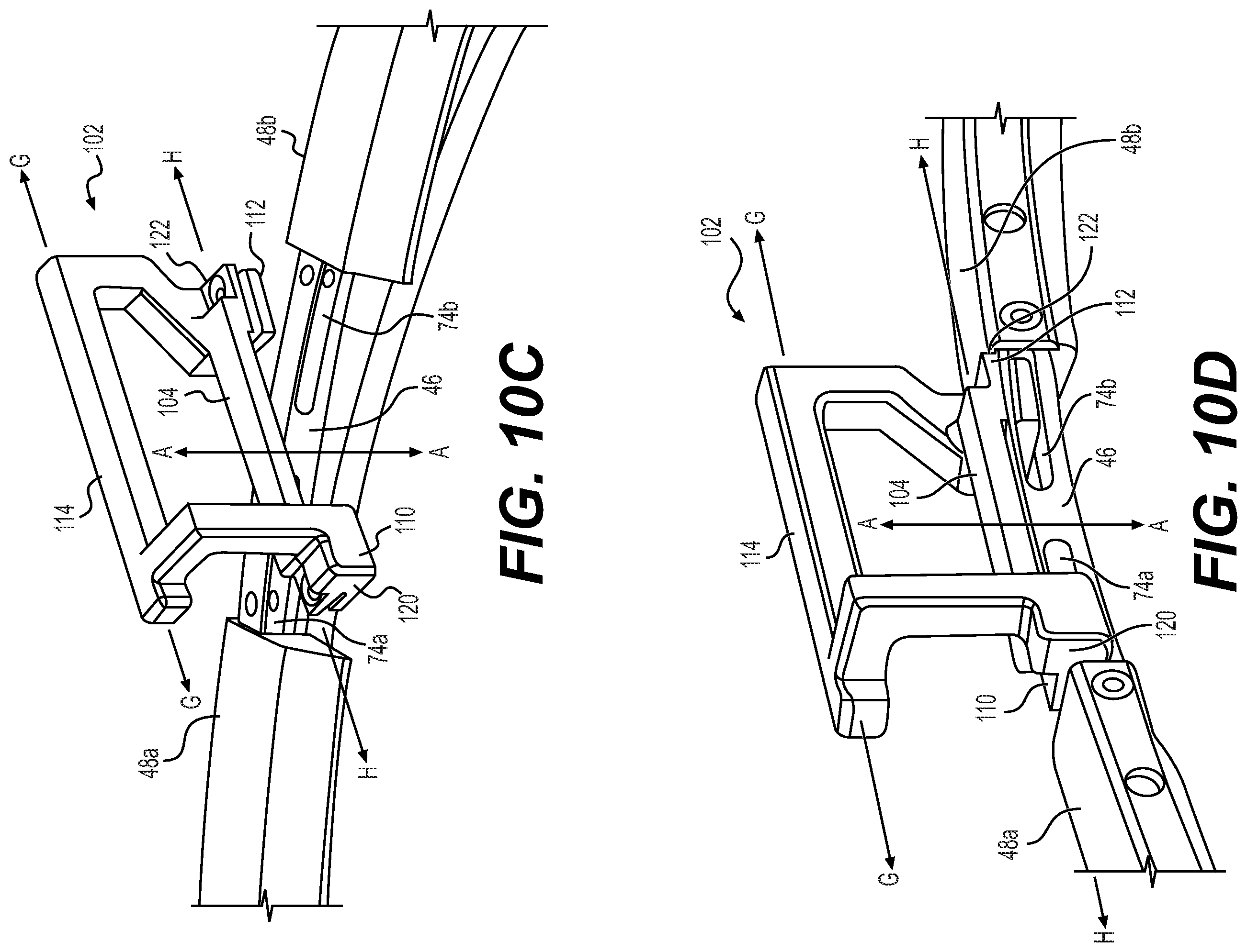 Patent US12496850 Figure 10 – Wheel assembly, lock-ring for wheel assembly, handle engageable with lock-ring, and related methods