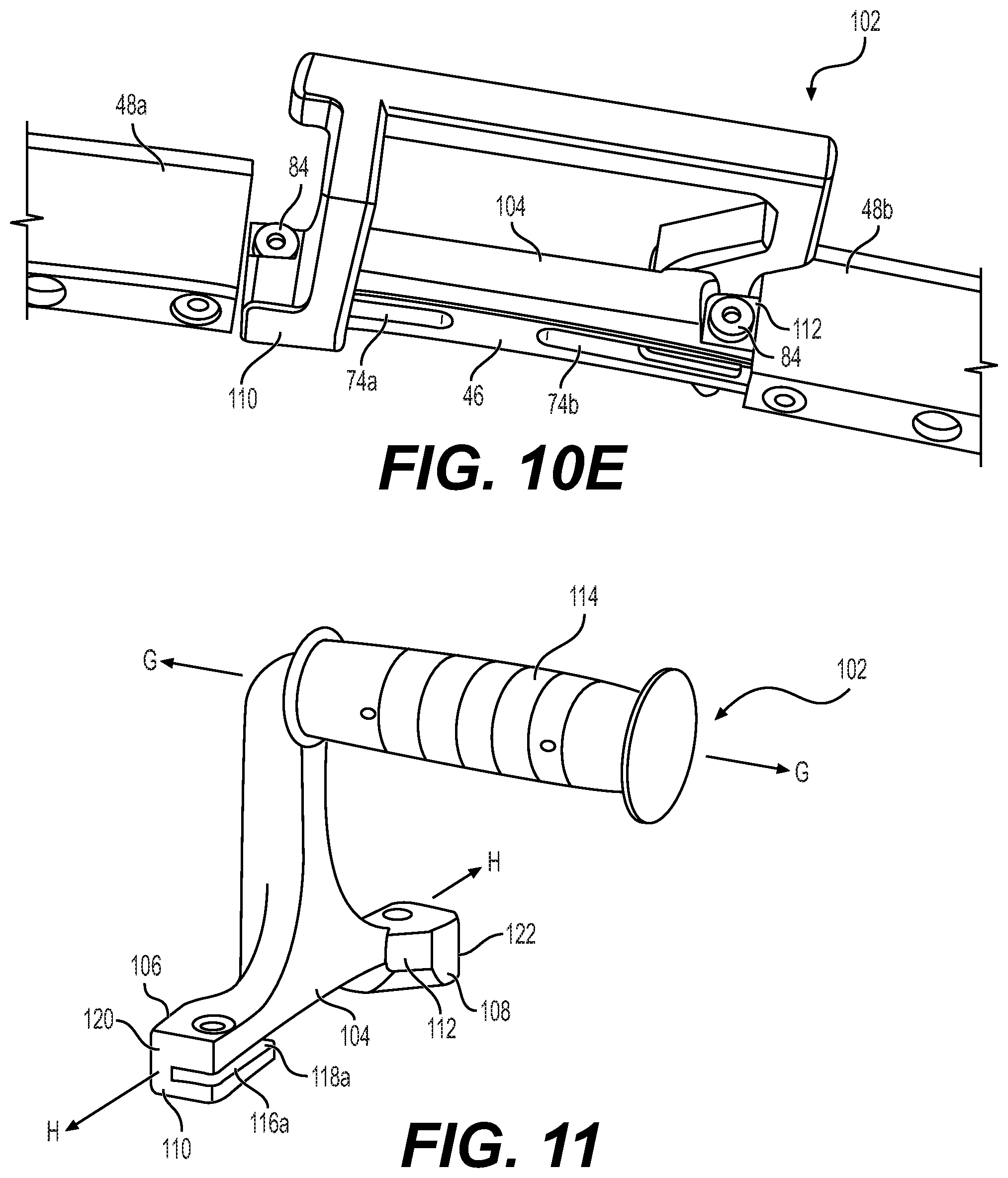 Patent US12496850 Figure 11 – Wheel assembly, lock-ring for wheel assembly, handle engageable with lock-ring, and related methods