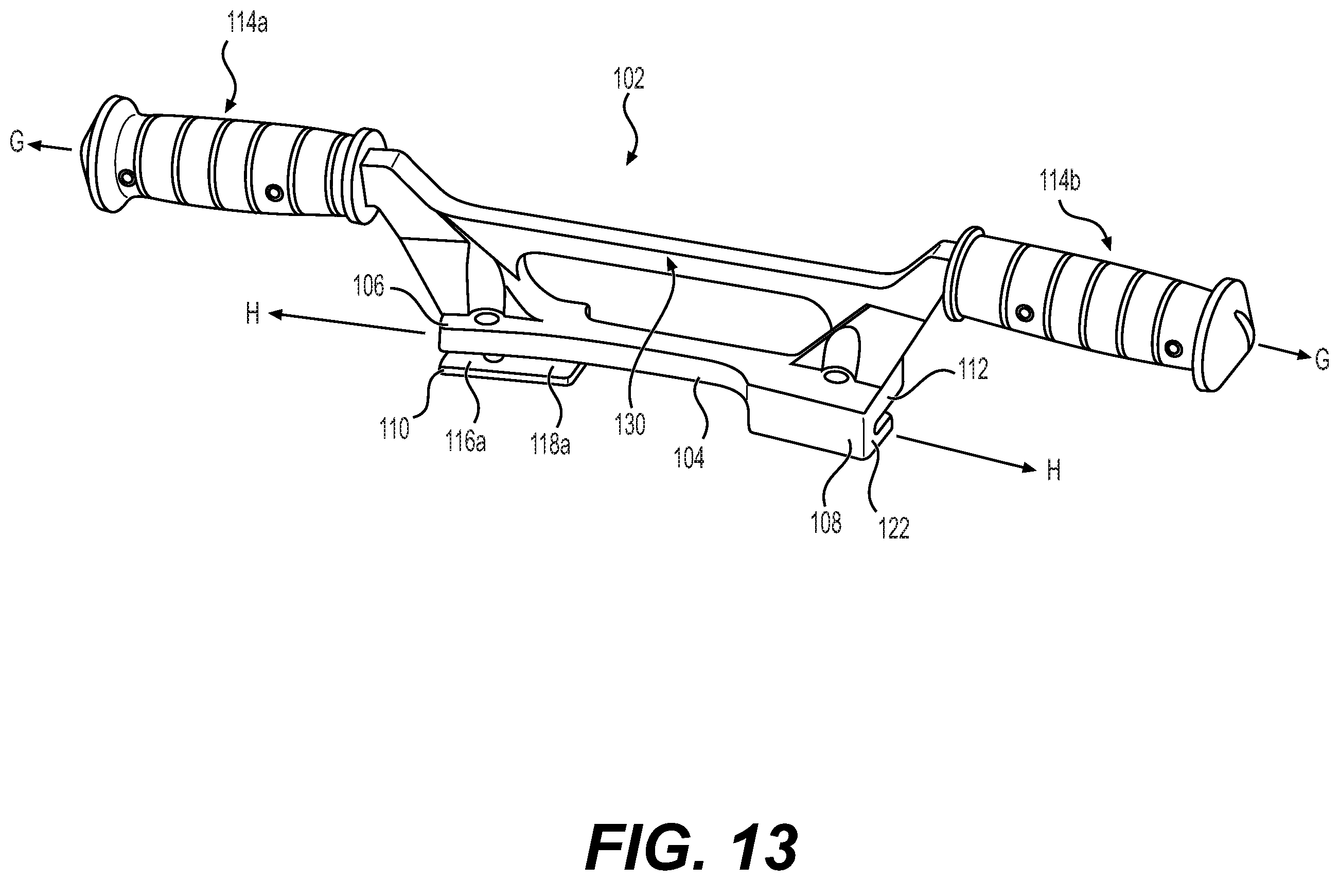 Patent US12496850 Figure 14 – Wheel assembly, lock-ring for wheel assembly, handle engageable with lock-ring, and related methods