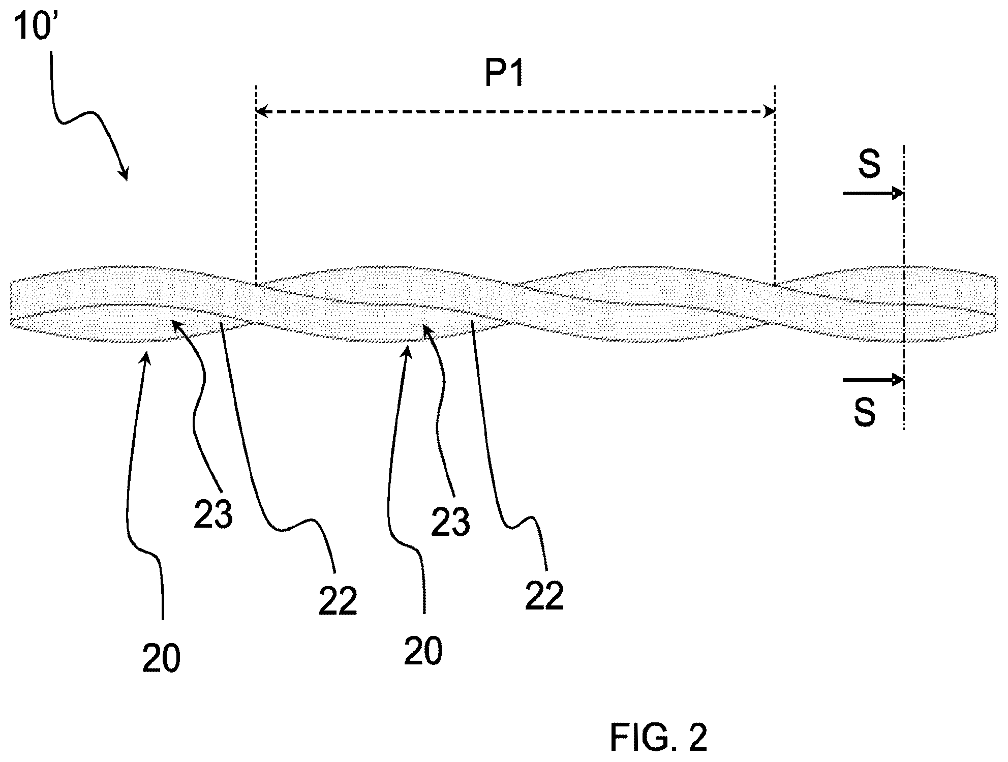 Patent US12496853 Figure 2 – Tyre for vehicle wheels