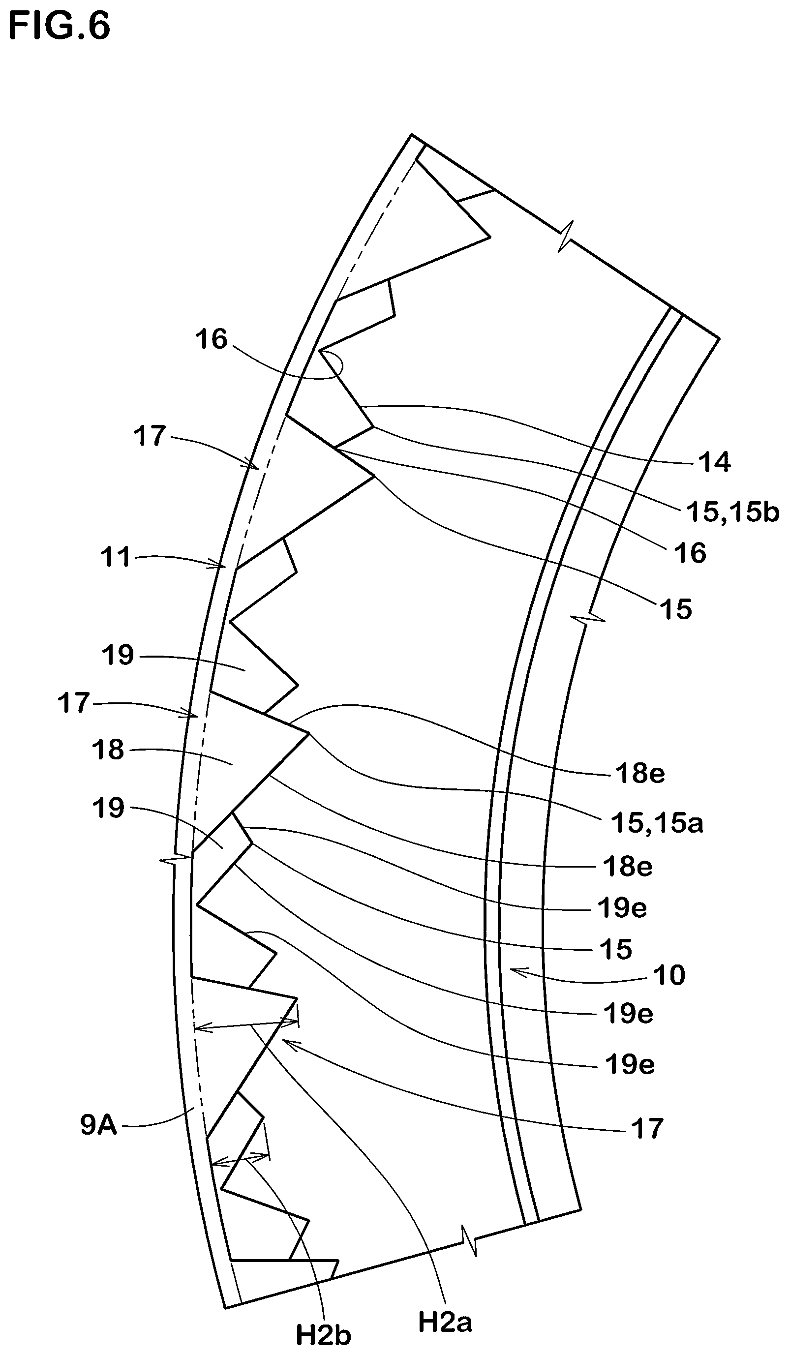 Patent US12496857 Figure 6 – Tire