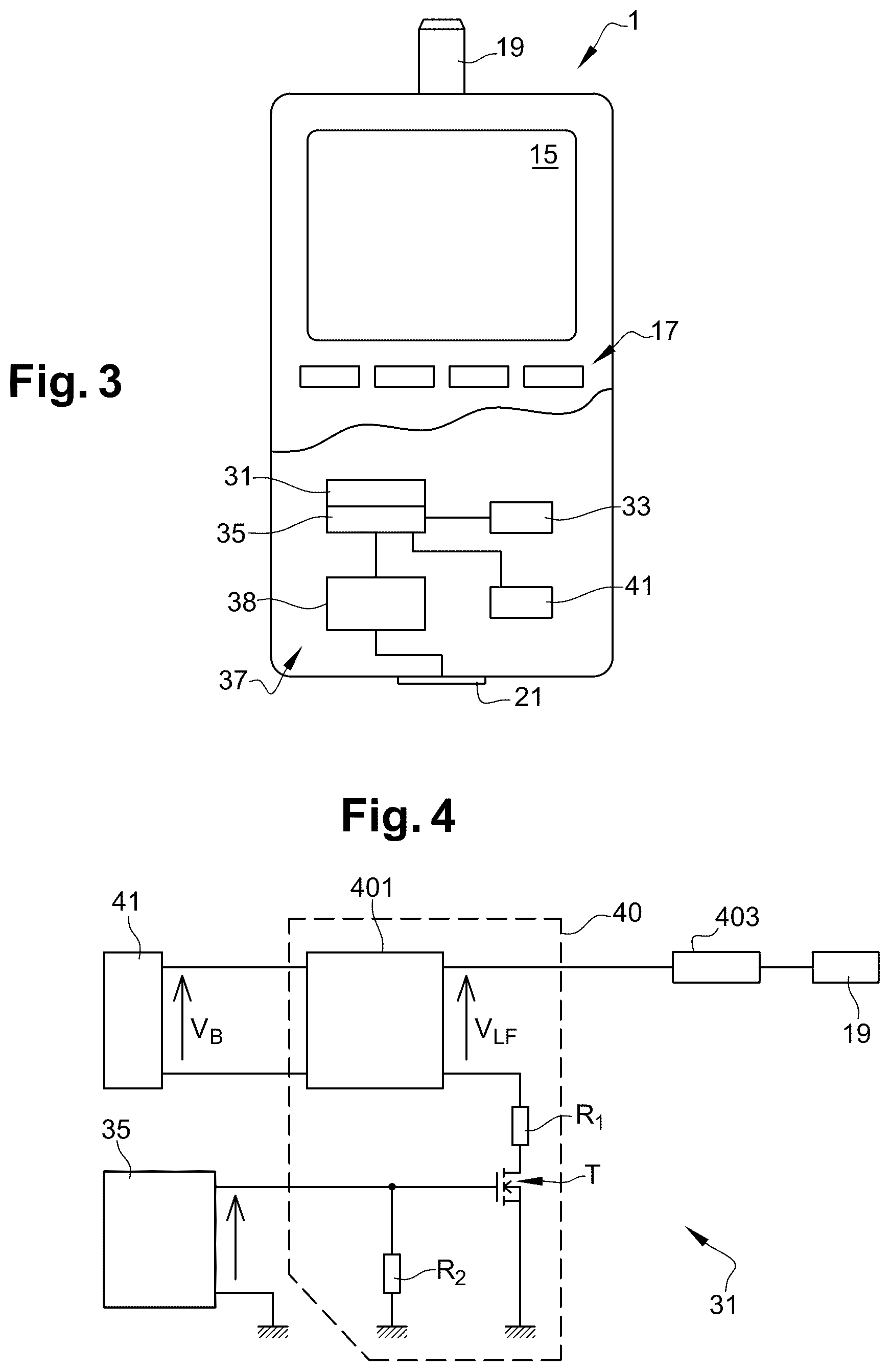 Patent US12496858 Figure 2 – Device for an electronic system for checking the pressure of the tyres of a motor vehicle