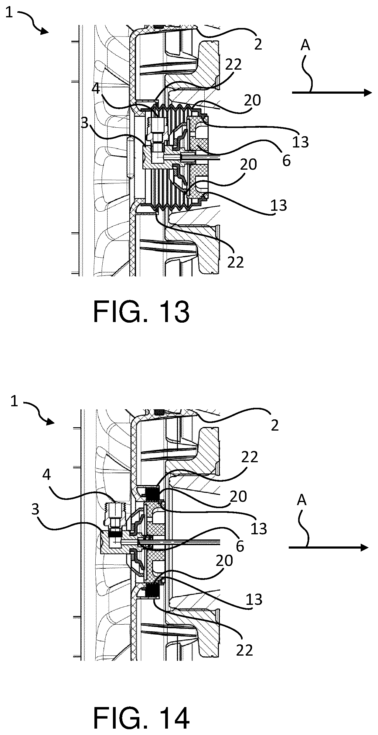 Patent US12496860 Figure 7 – Hub cap system for a vehicle
