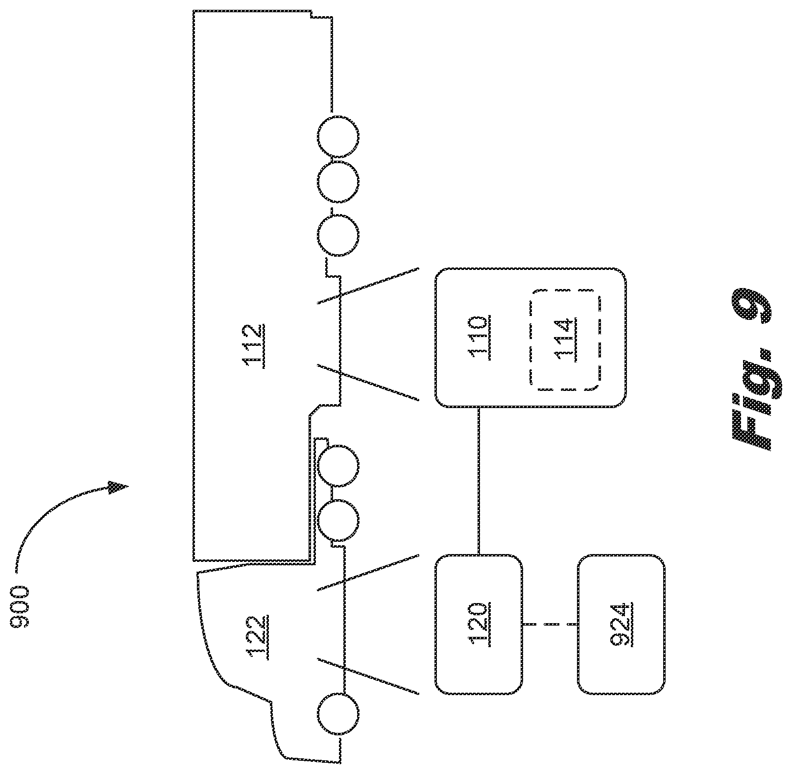 Patent US12496861 Figure 9 – Tractor-trailer communication system