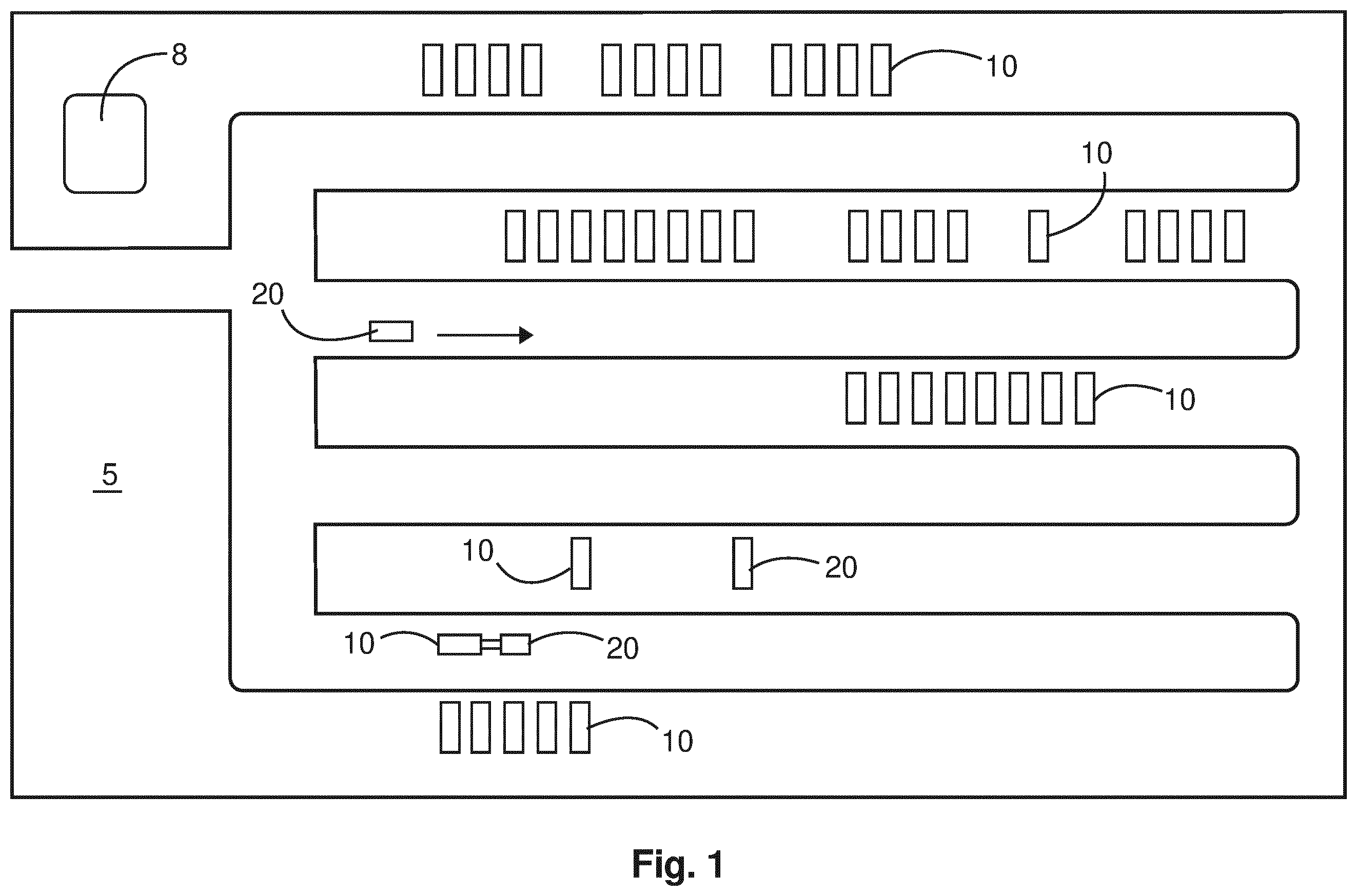 Patent US12496862 Figure 1 – Method and device for an assisted or automatic coupling of a trailer vehicle to a towing vehicle, towing vehicle, electronic processing unit, and computer program