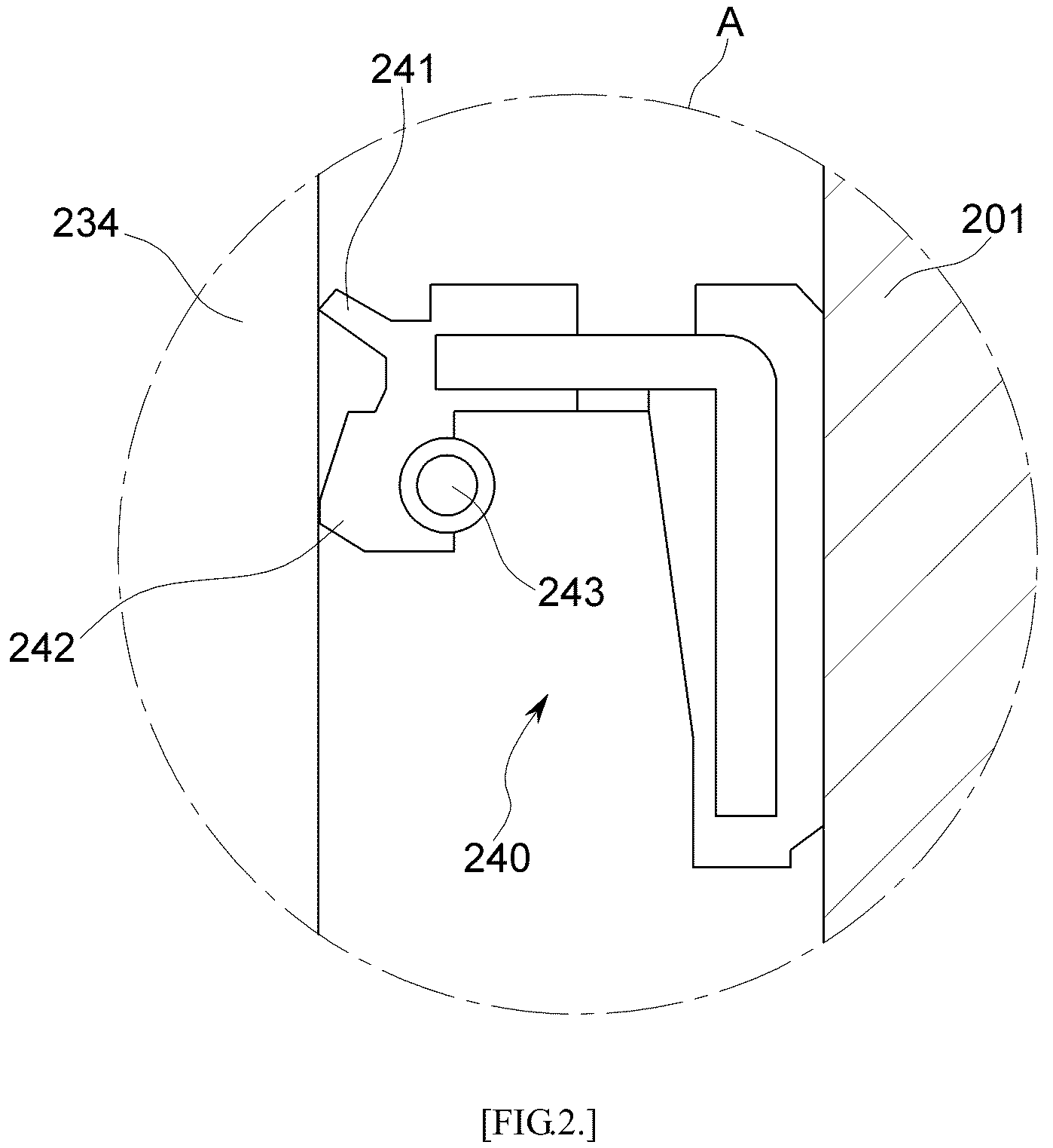 Patent US12496864 Figure 2 – Accumulator and vehicle suspension system including the same