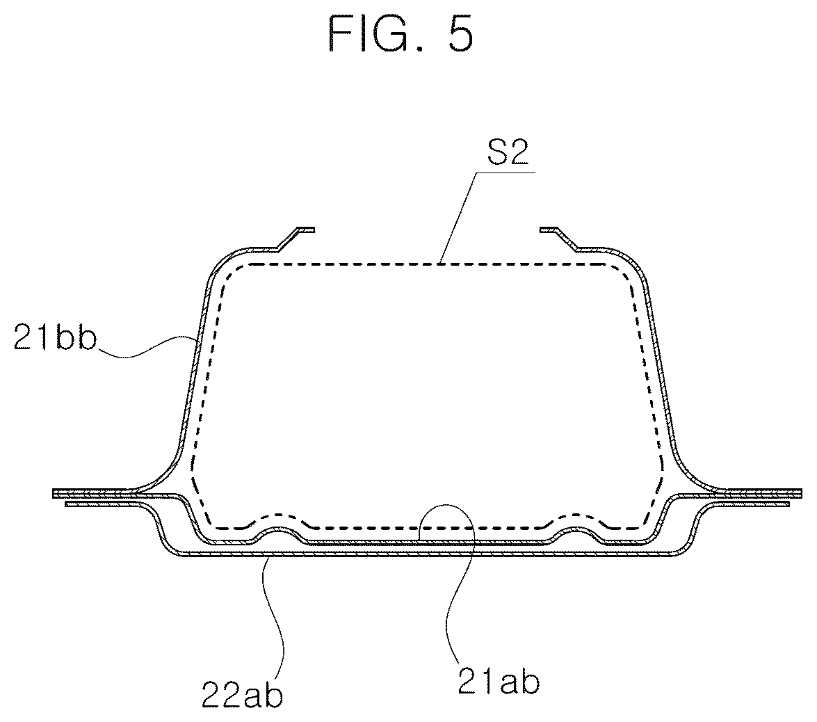 Patent US12496865 Figure 5 – Load distribution structure for shock absorber of vehicle