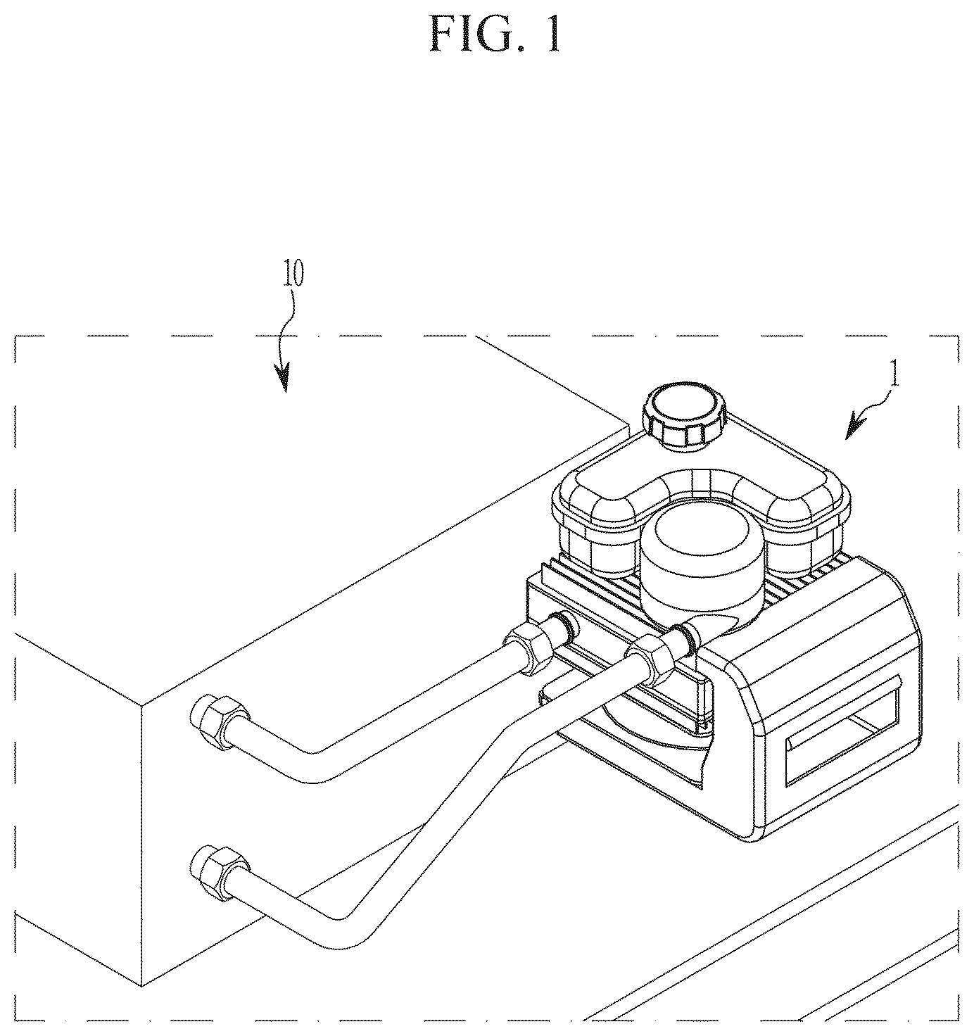 Patent US12496868 Figure 1 – Cooling apparatus and vehicle including the same