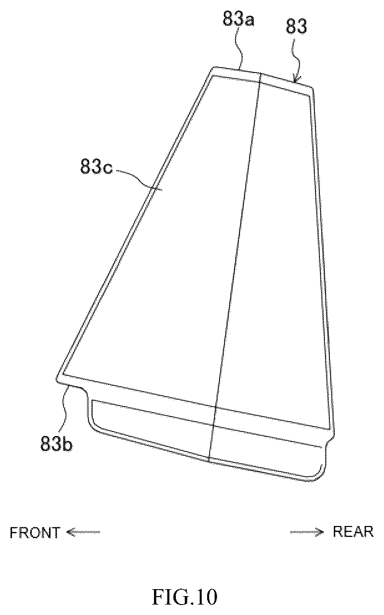 Patent US12496869 Figure 10 – Vehicle-body structure with air conditioner