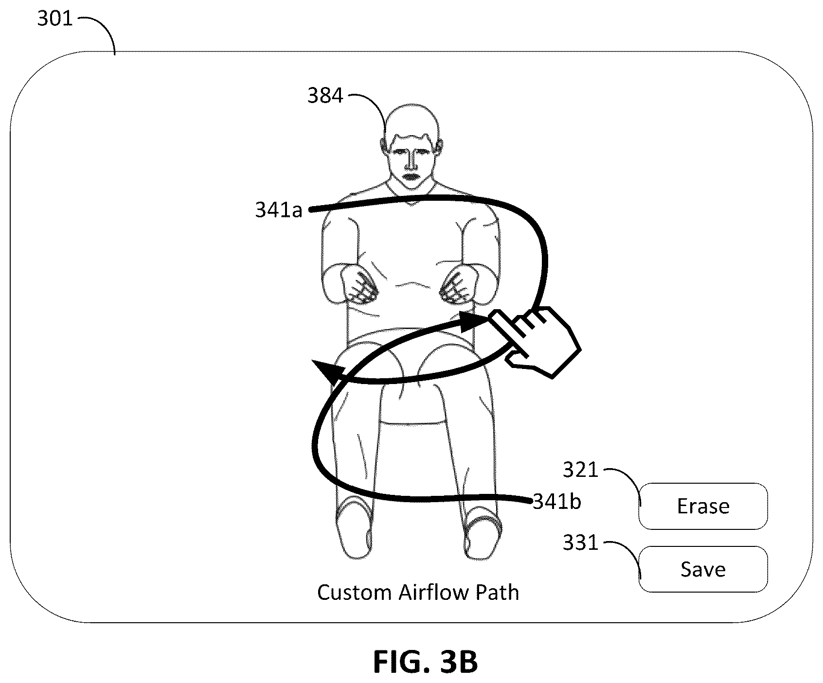 Patent US12496871 Figure 4 – HVAC air vent patterns