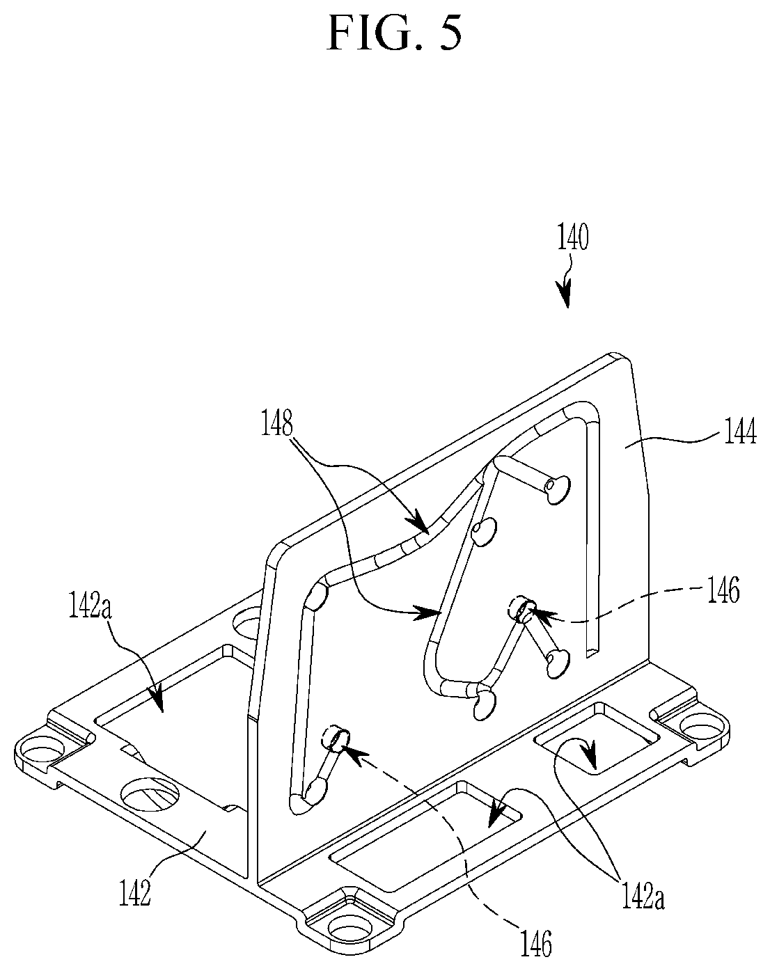 Patent US12496875 Figure 5 – Refrigerant circulating apparatus of vehicle
