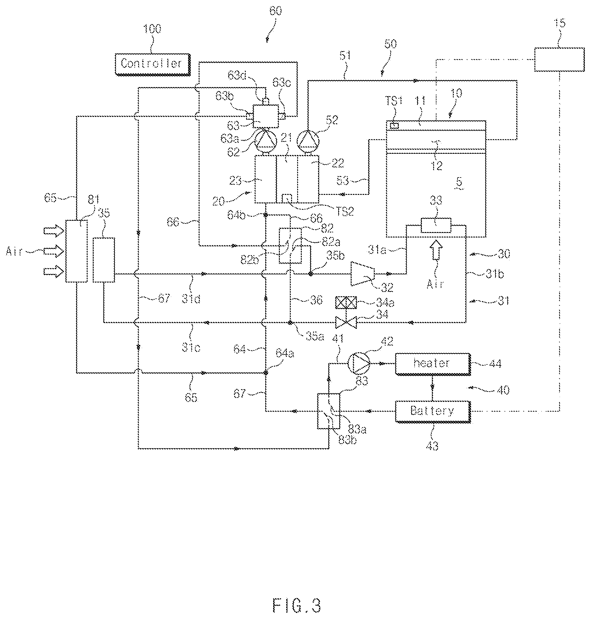 Patent US12496876 Figure 3 – Vehicle solar system and method of controlling the same