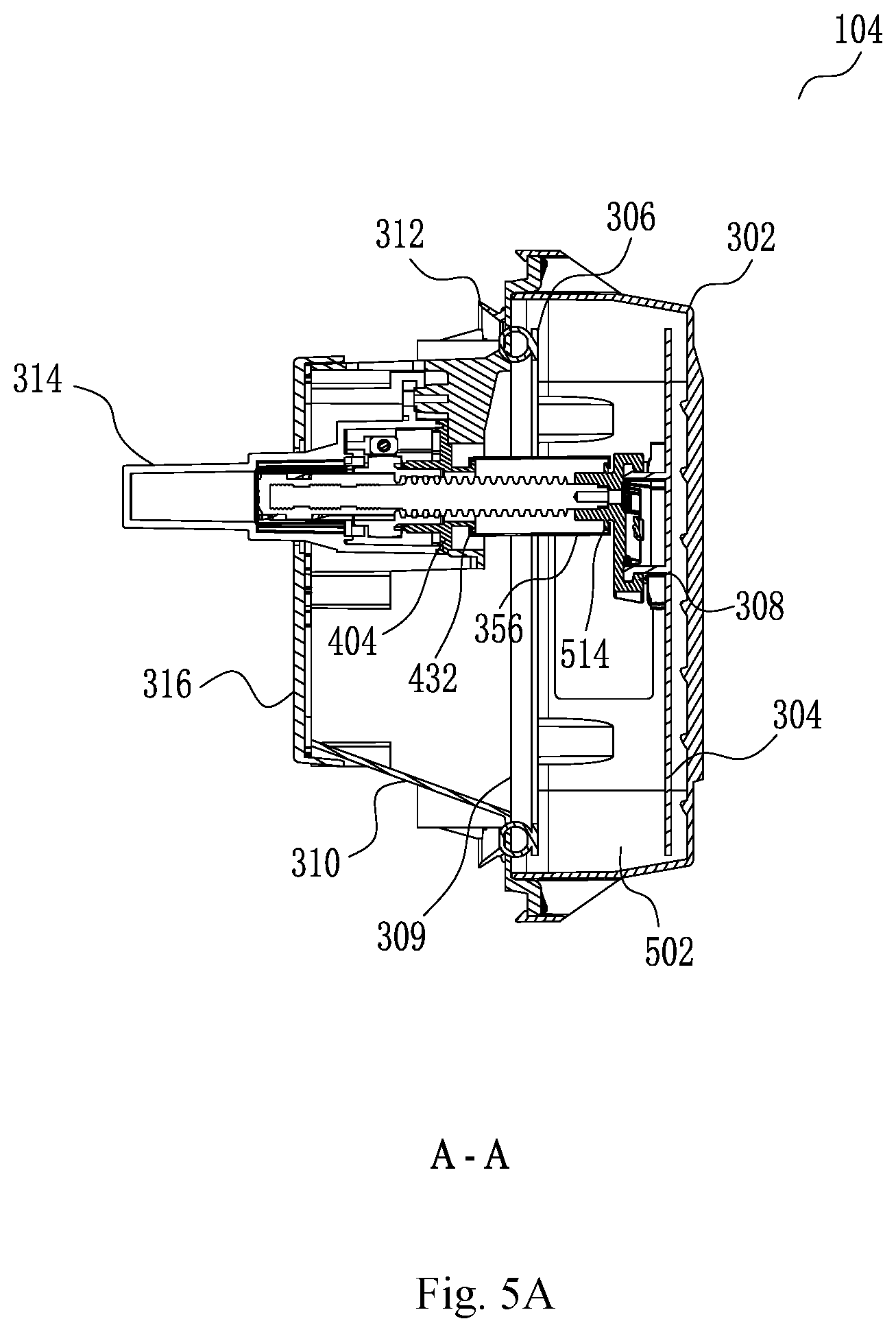 Patent US12496877 Figure 6 – Pressure relief valve