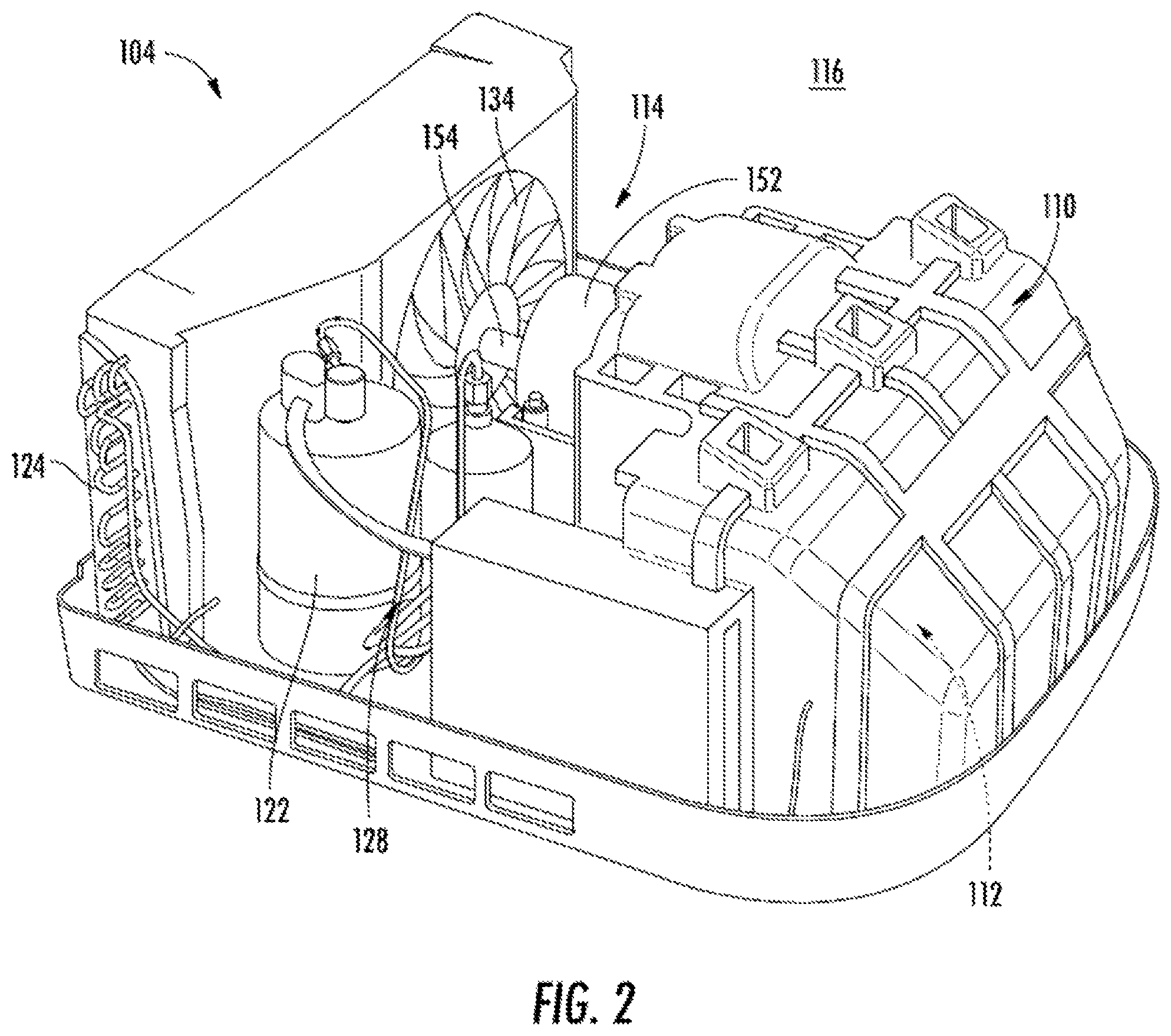 Patent US12496878 Figure 2 – Air conditioning system and method for operation at a recreation vehicle