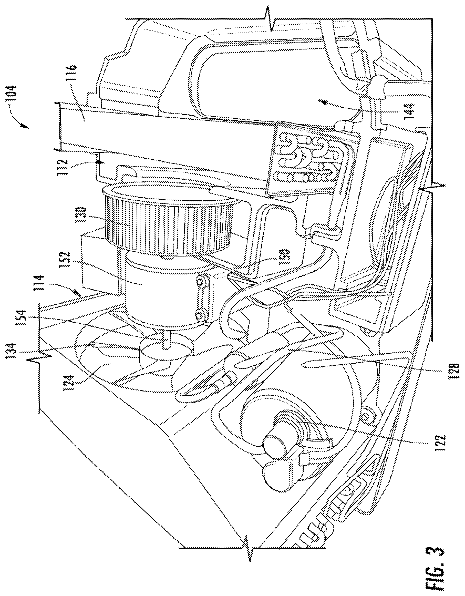 Patent US12496878 Figure 3 – Air conditioning system and method for operation at a recreation vehicle