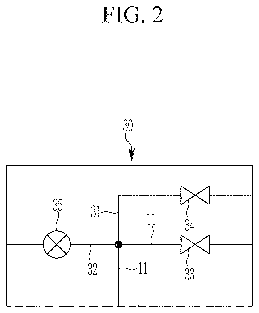 Patent US12496879 Figure 2 – Heat pump system for a vehicle
