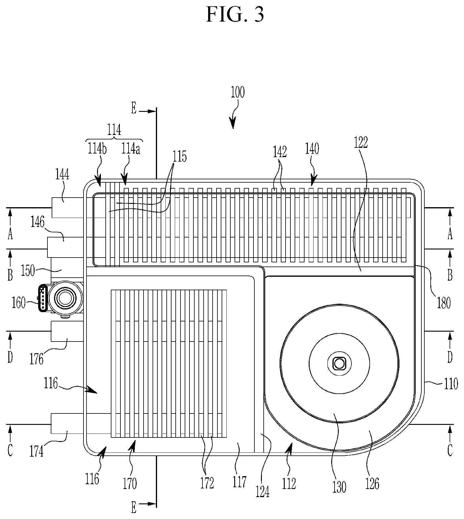 Patent US12496881 Figure 3 – Thermal energy module for a vehicle