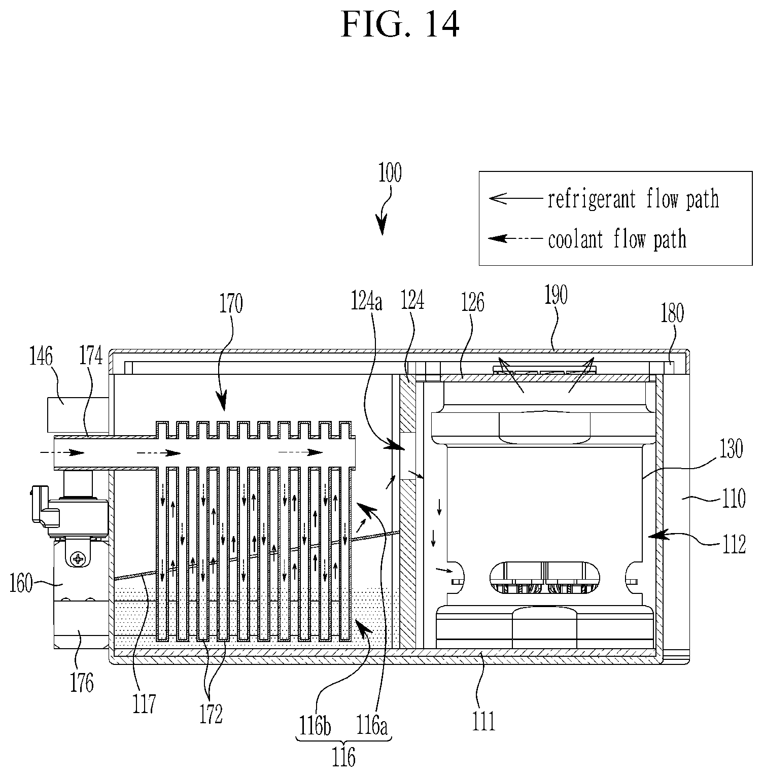 Patent US12496881 Figure 14 – Thermal energy module for a vehicle