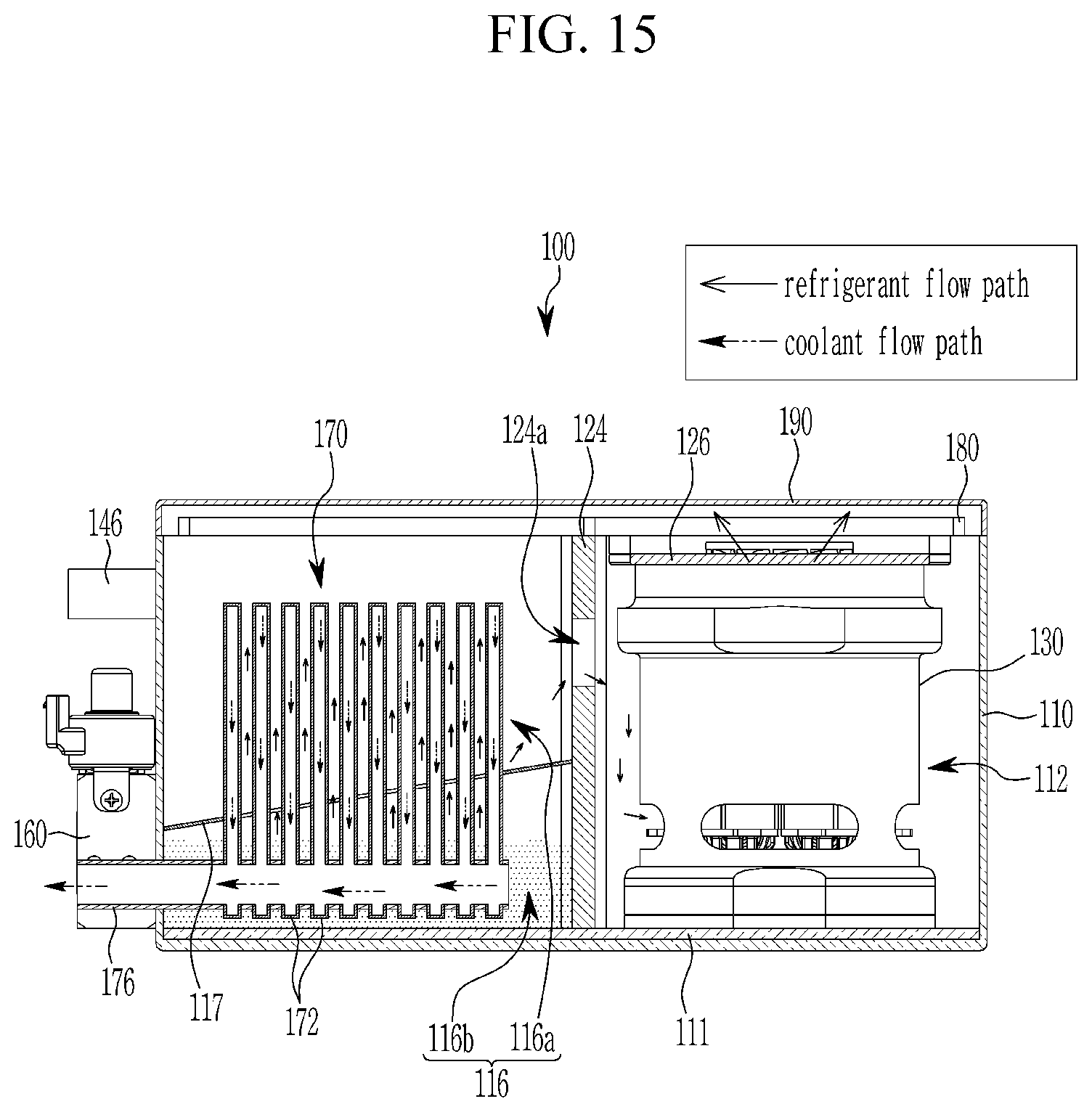 Patent US12496881 Figure 15 – Thermal energy module for a vehicle