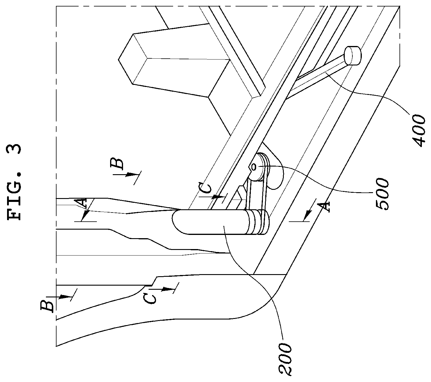 Patent US12496883 Figure 3 – Vehicle door opening/closing system