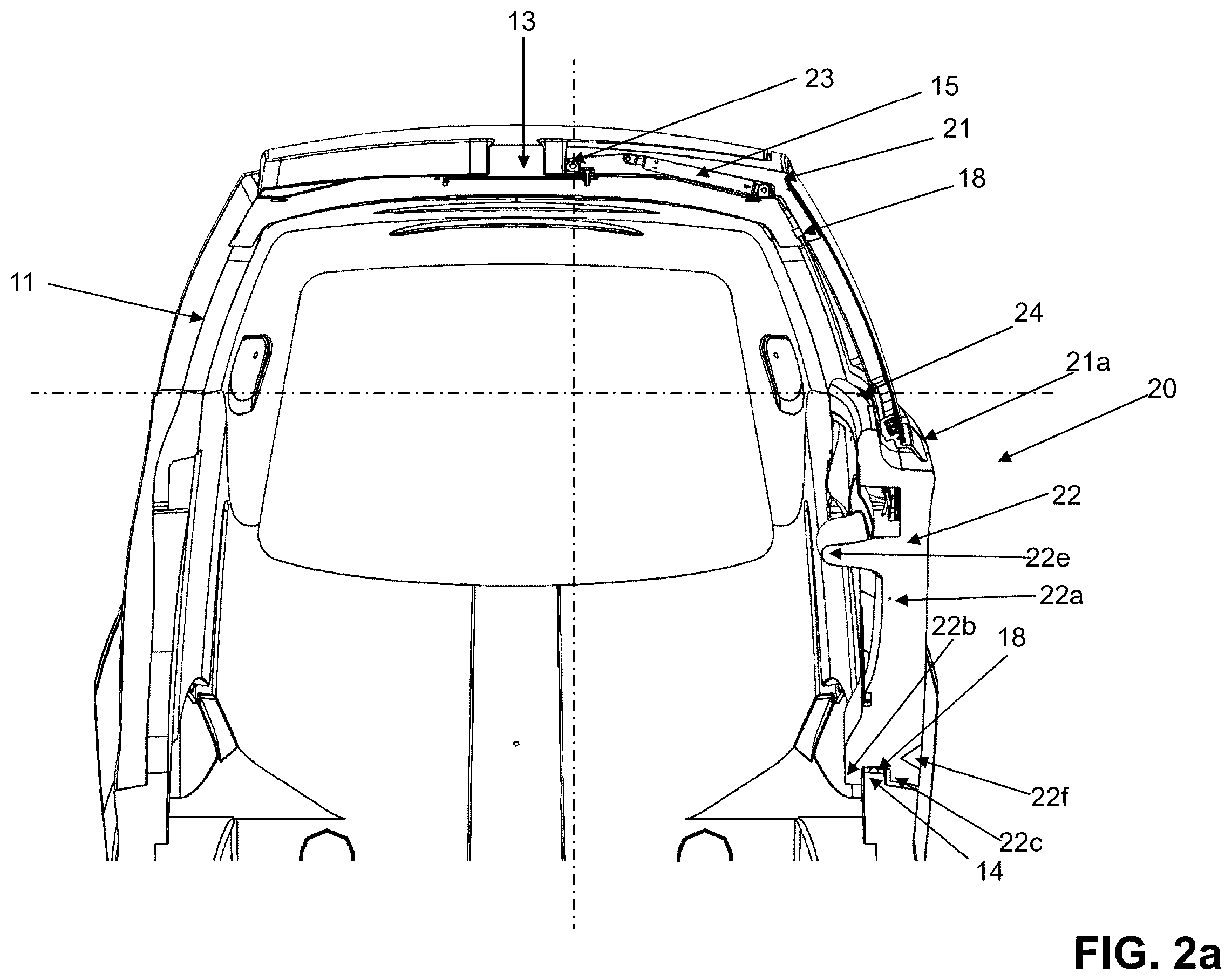 Patent US12496884 Figure 3 – Vehicle door
