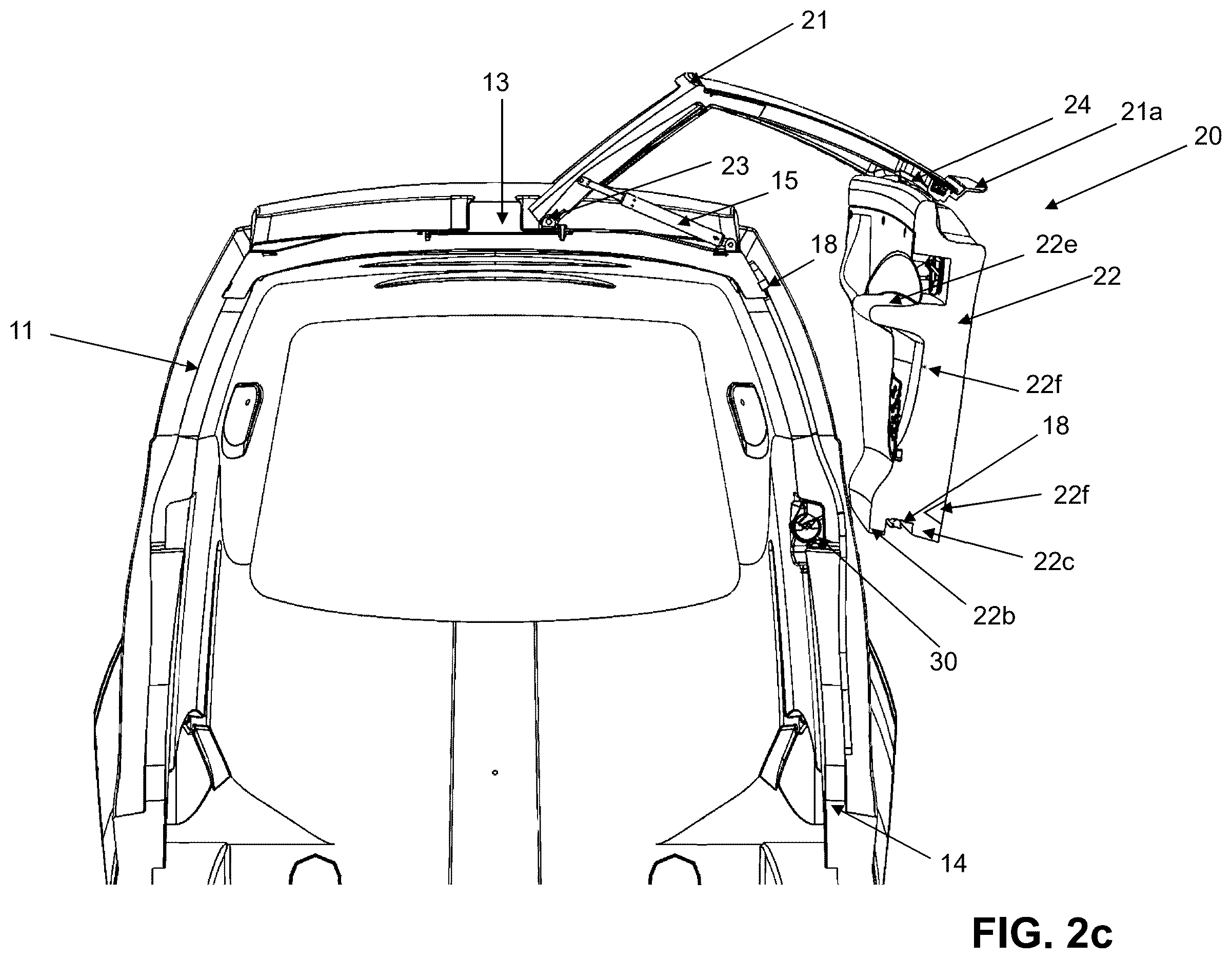 Patent US12496884 Figure 5 – Vehicle door