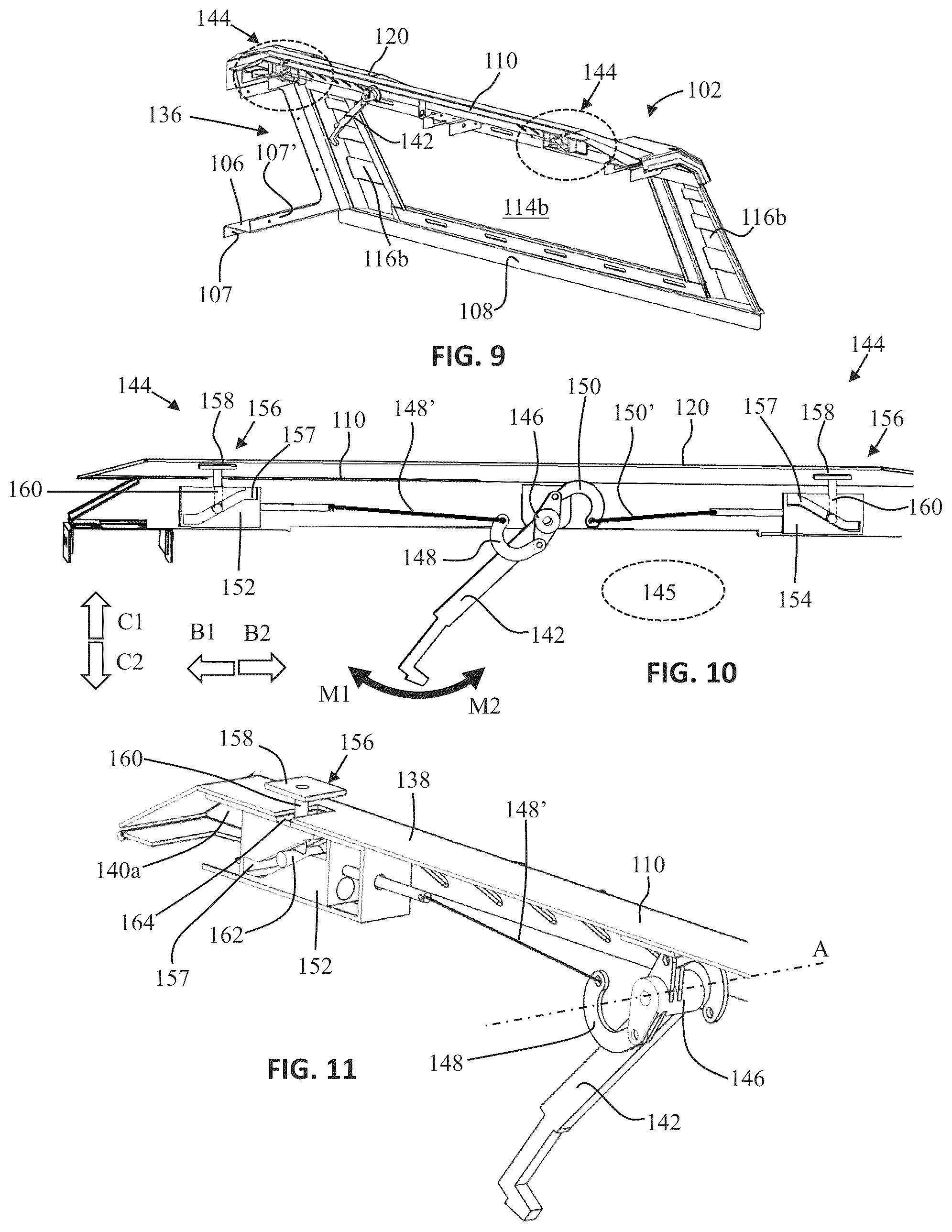 Patent US12496885 Figure 6 – Modular truck cap apparatus