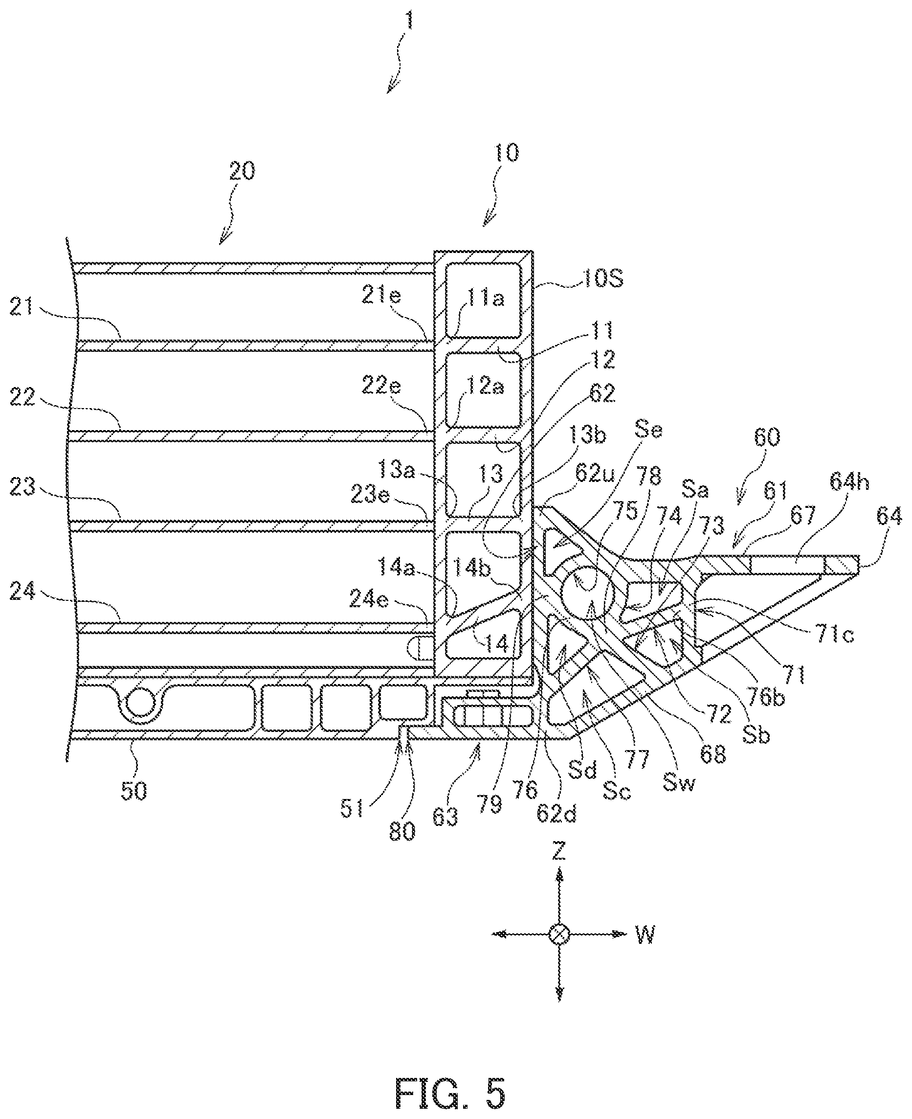 Patent US12496891 Figure 4 – Battery case