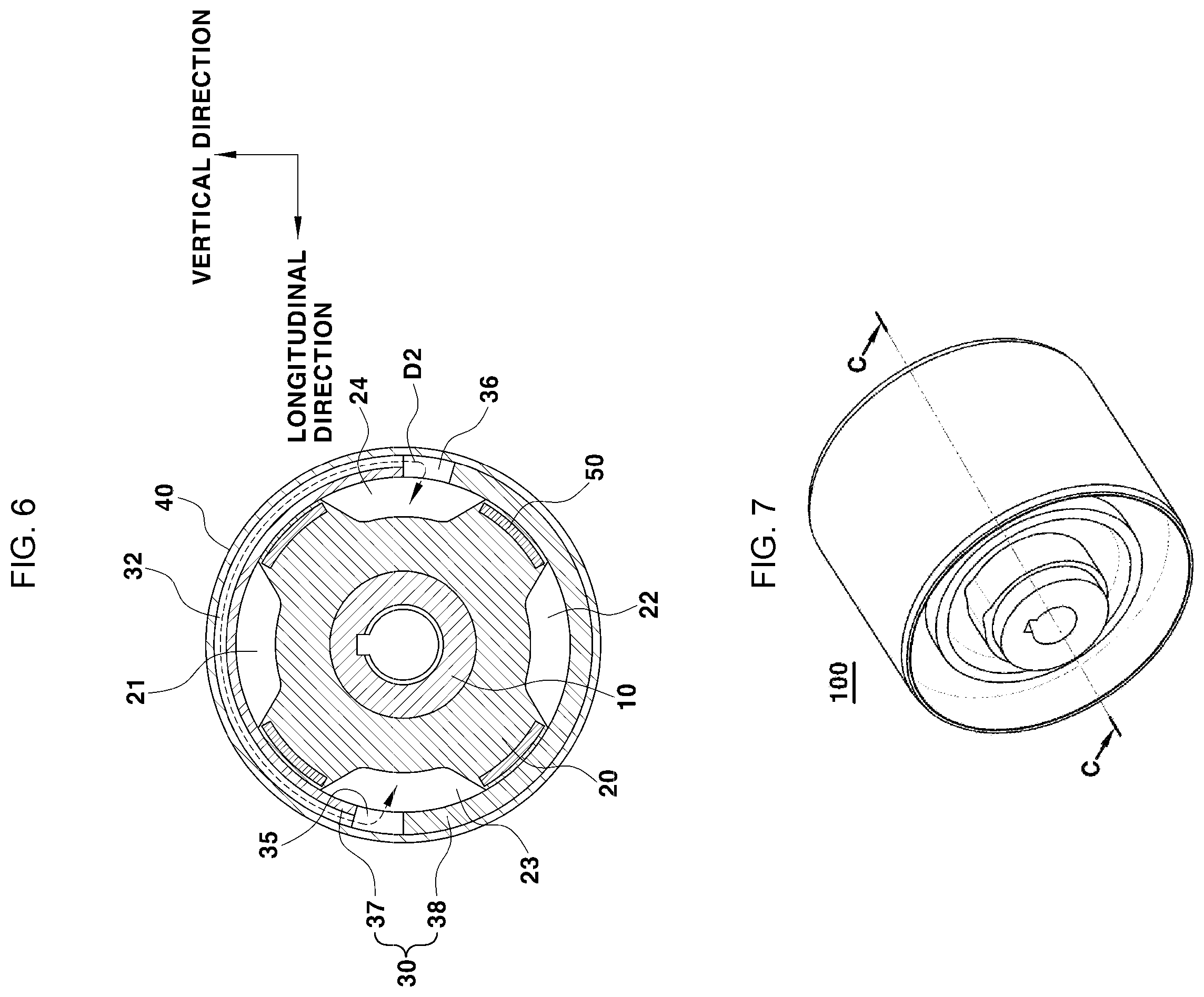 Patent US12496892 Figure 4 – Hydraulic mount for vehicle