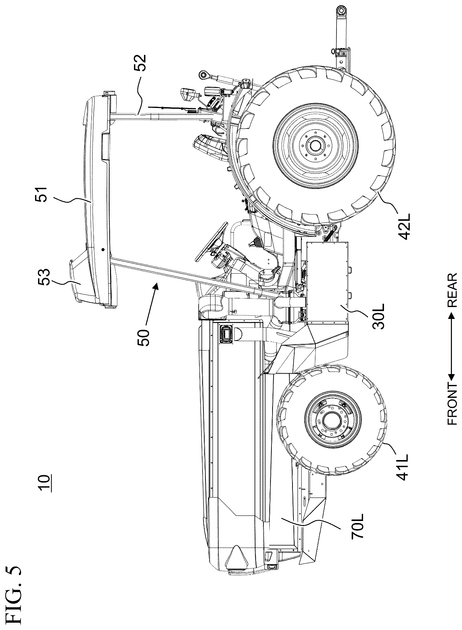 Patent US12496895 Figure 5 – Liquid cooling system for an electric vehicle