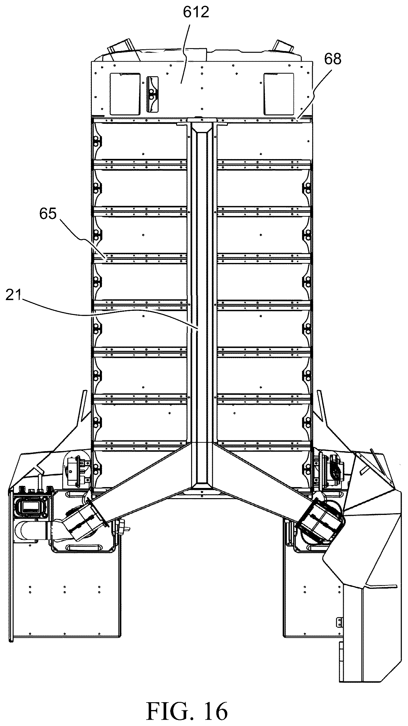 Patent US12496895 Figure 16 – Liquid cooling system for an electric vehicle