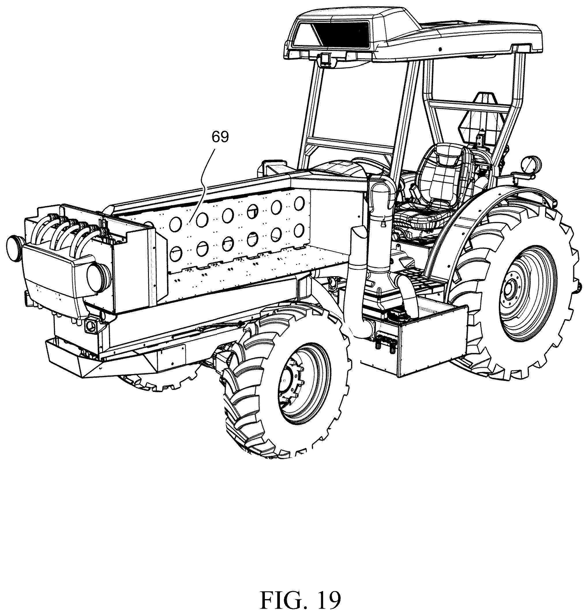 Patent US12496896 Figure 19 – Liquid cooling system for an electric vehicle