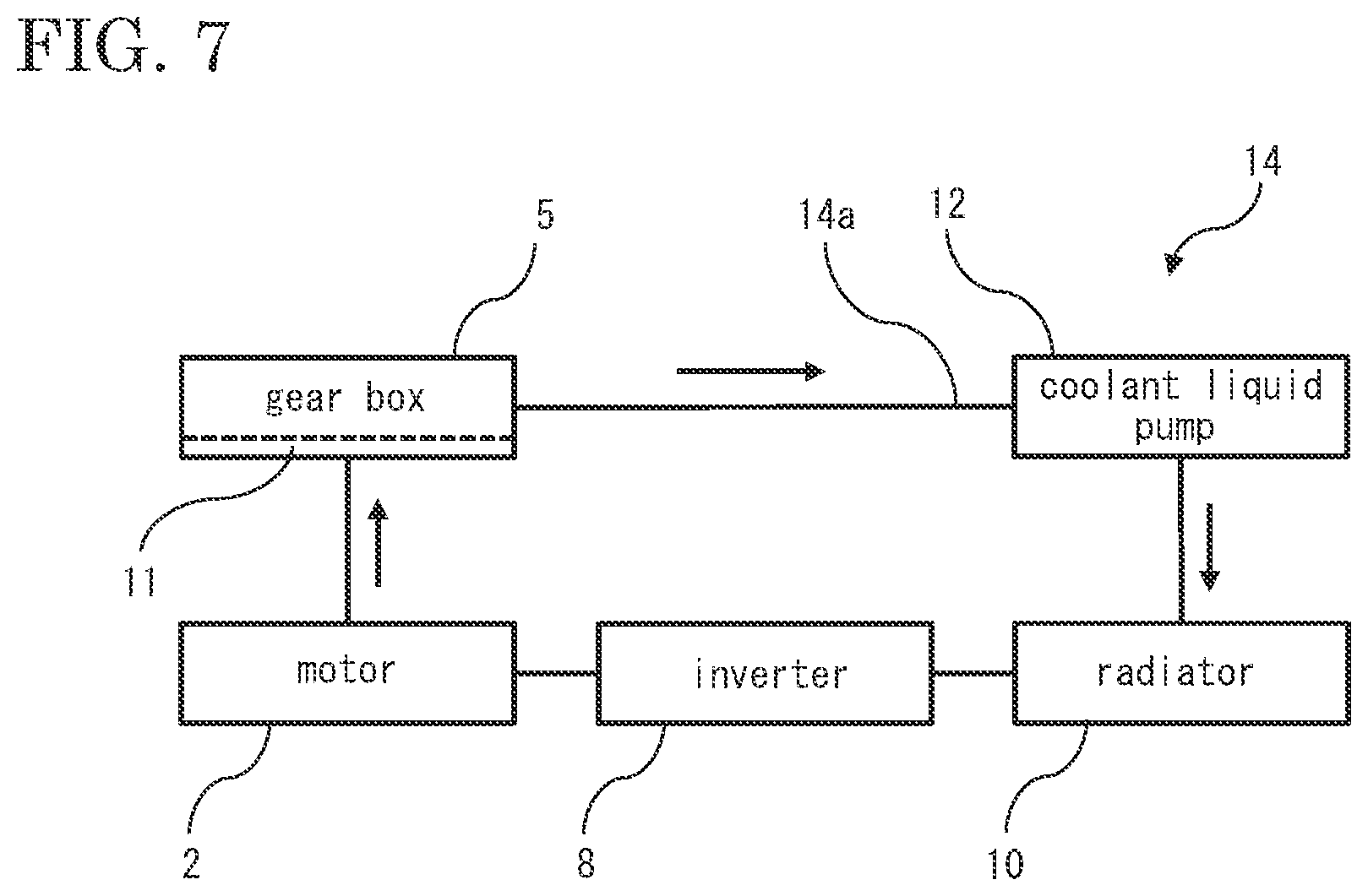 Patent US12496897 Figure 7 – Electric vehicle driving device
