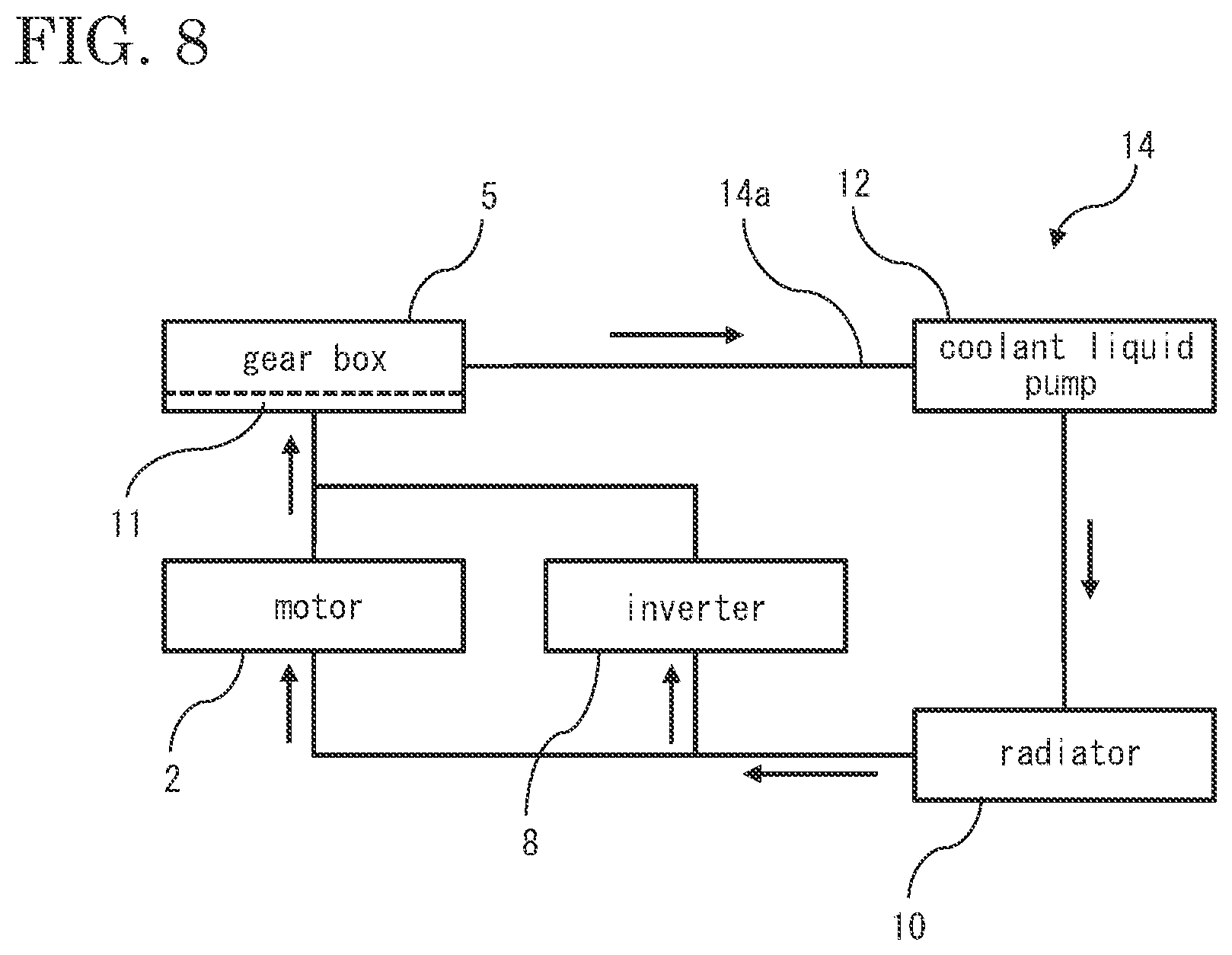 Patent US12496897 Figure 8 – Electric vehicle driving device