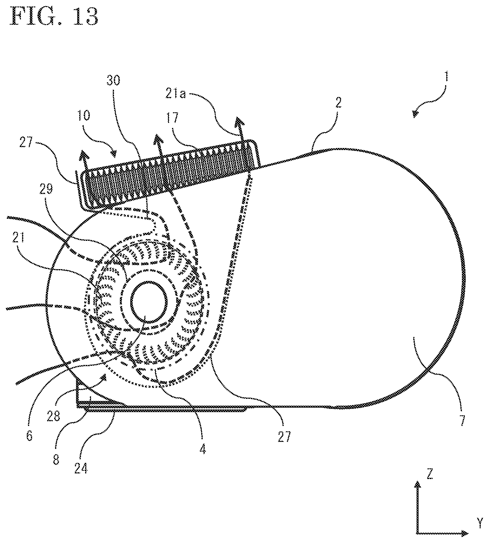 Patent US12496897 Figure 13 – Electric vehicle driving device