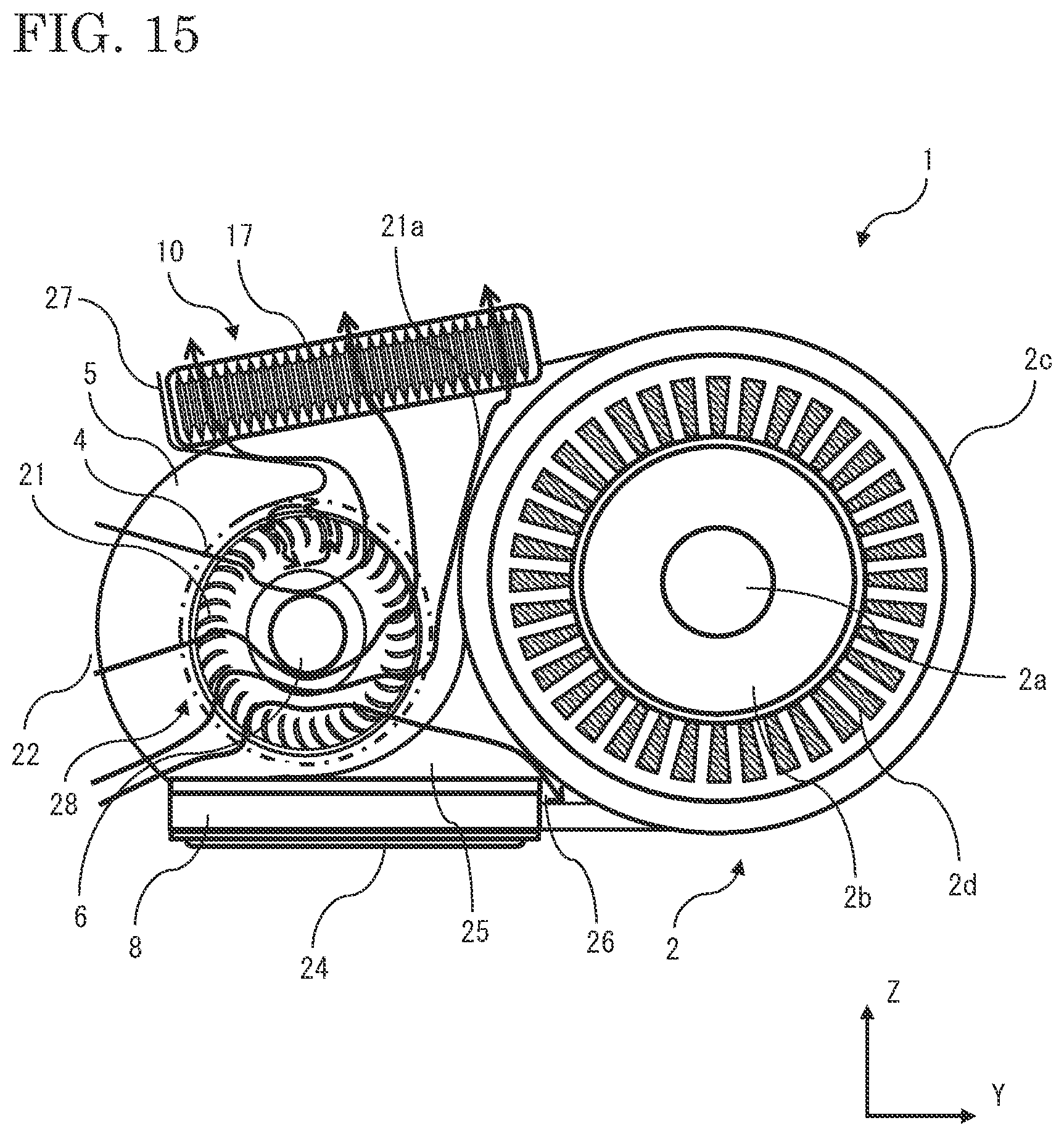 Patent US12496897 Figure 15 – Electric vehicle driving device