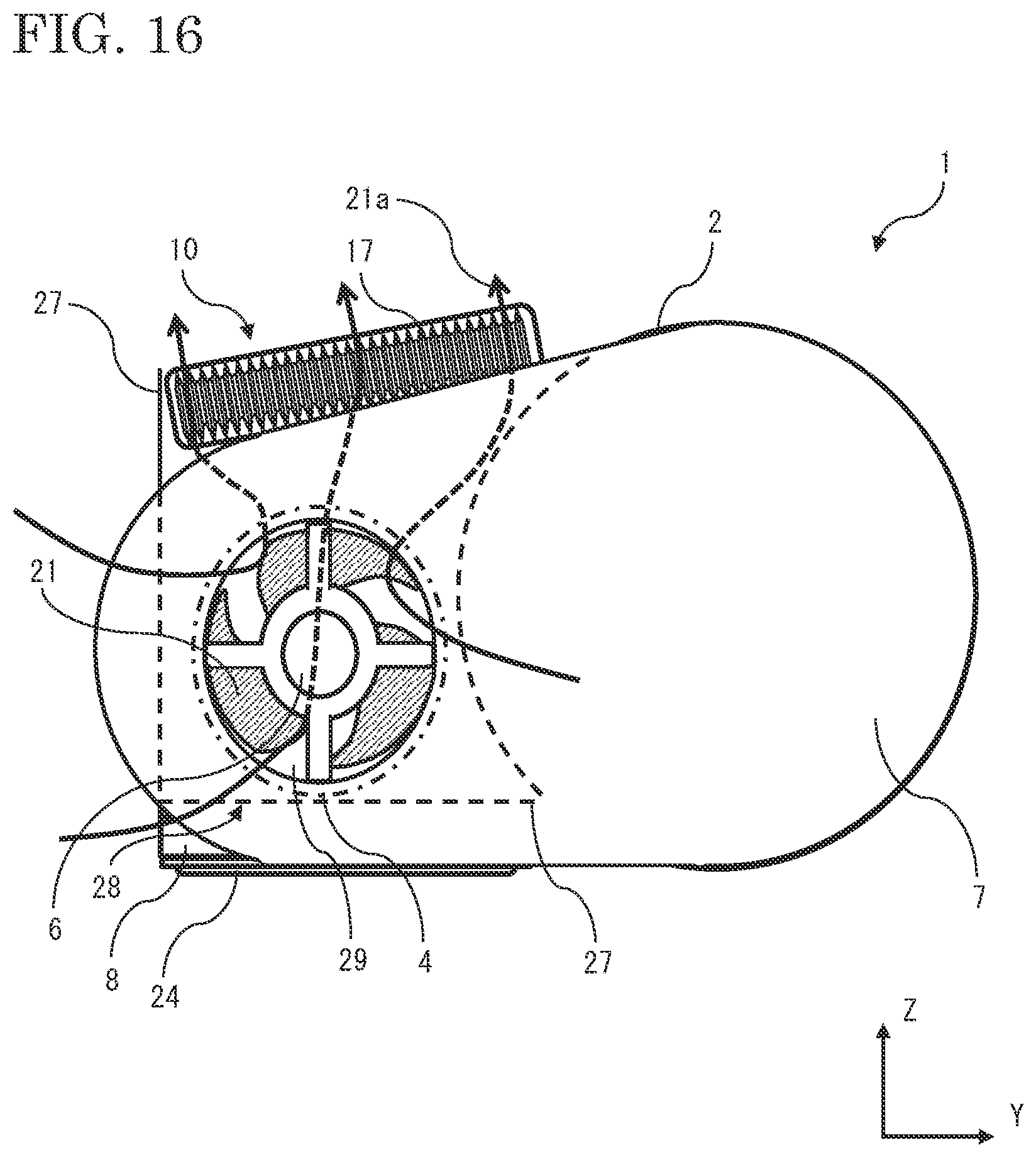 Patent US12496897 Figure 16 – Electric vehicle driving device