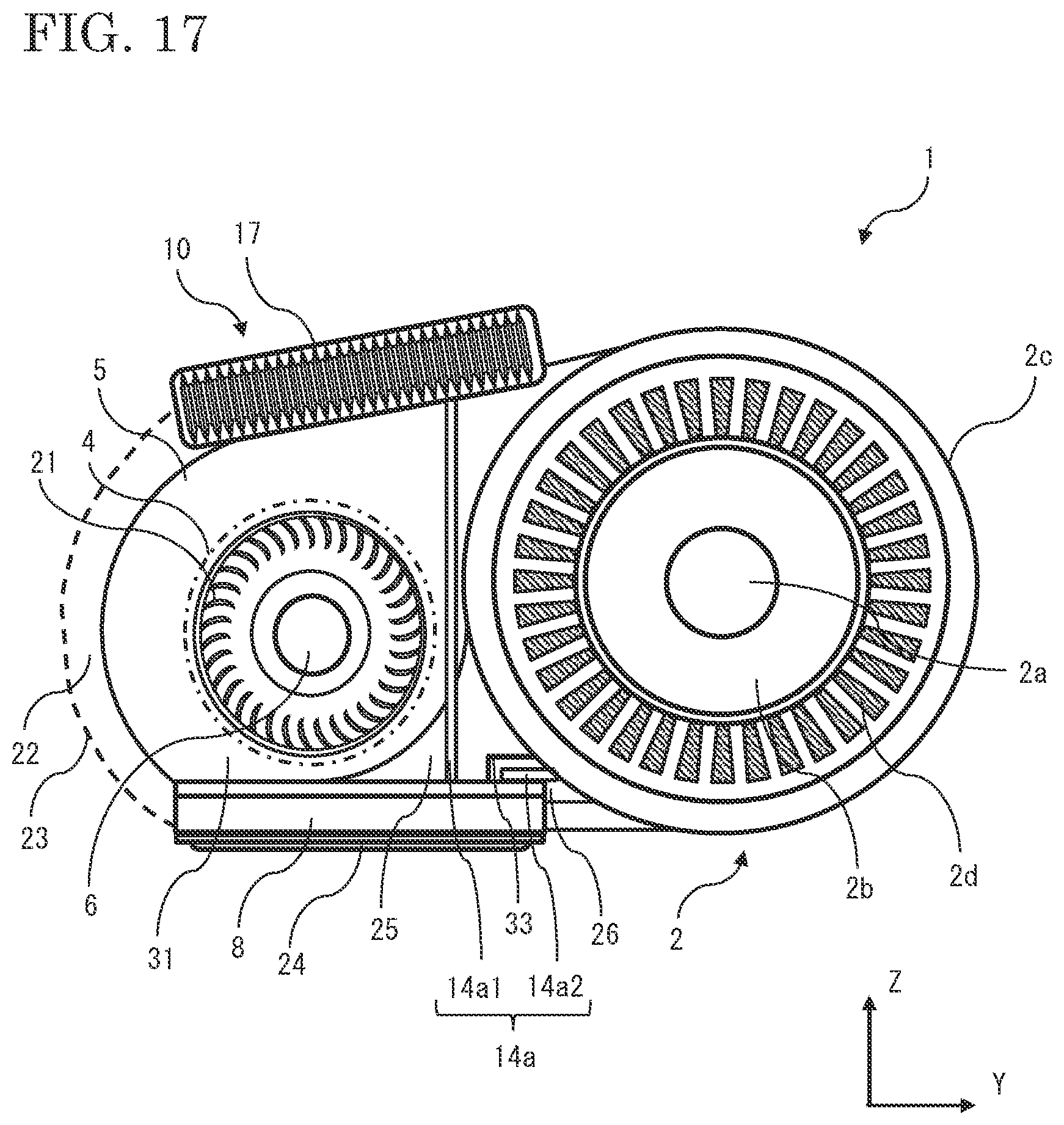 Patent US12496897 Figure 17 – Electric vehicle driving device